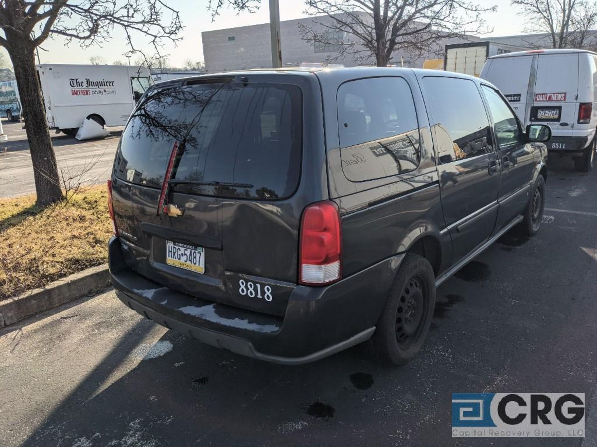 2008 Chevrolet Uplander Car - 5999 GVW, 142754 odometer reading. For Parts only, VIN#