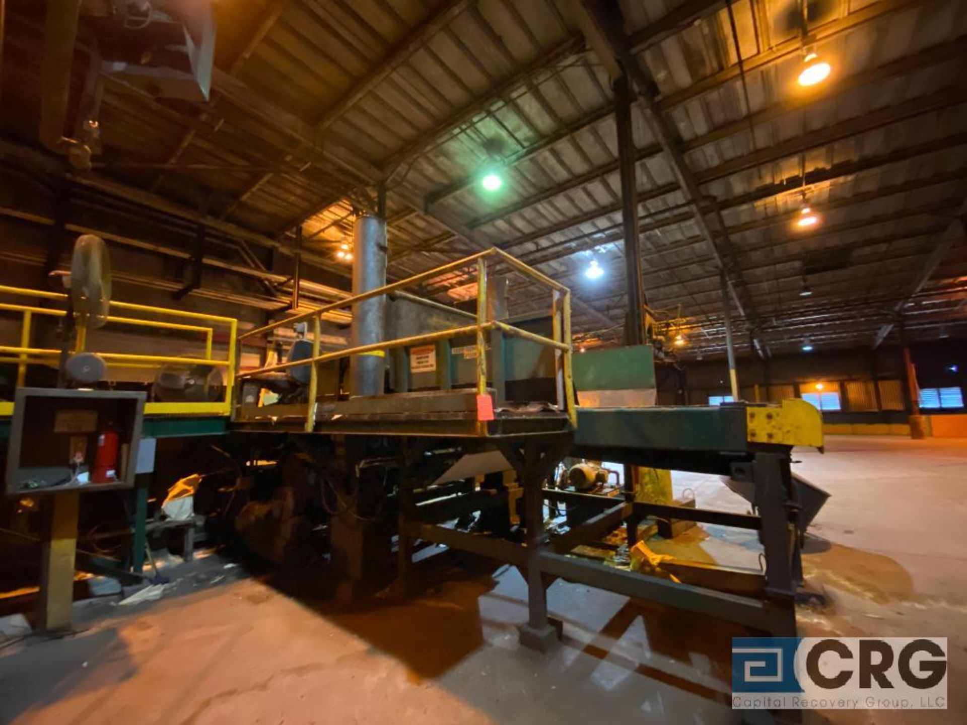 Scrap reclaimation system, including Sunds defiberator conveyor feed system with 72" hydraulic - Image 5 of 18
