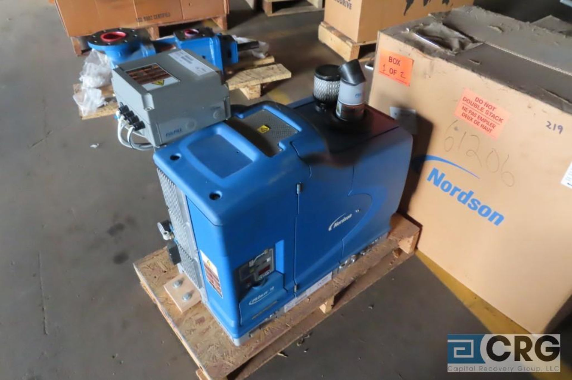 Nordson Pro Blue 10 gluer, s/n ES17F03281 (never installed) - Location: Finished Warehouse