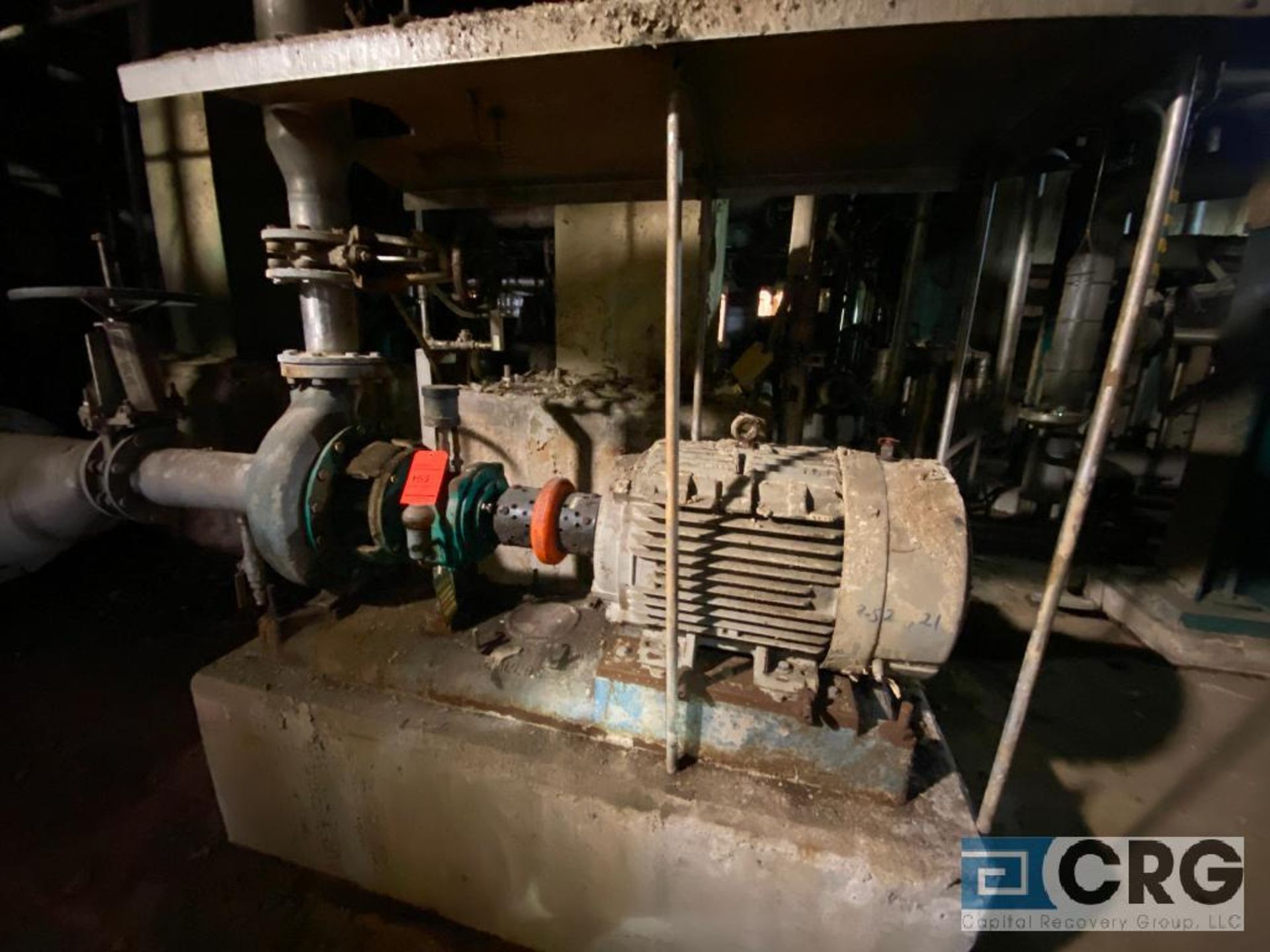 Summit MTX 4 x 6 stainless steel centrifugal pump with a 50 HP drive (Location: Under PM-1 wall) - Image 2 of 2