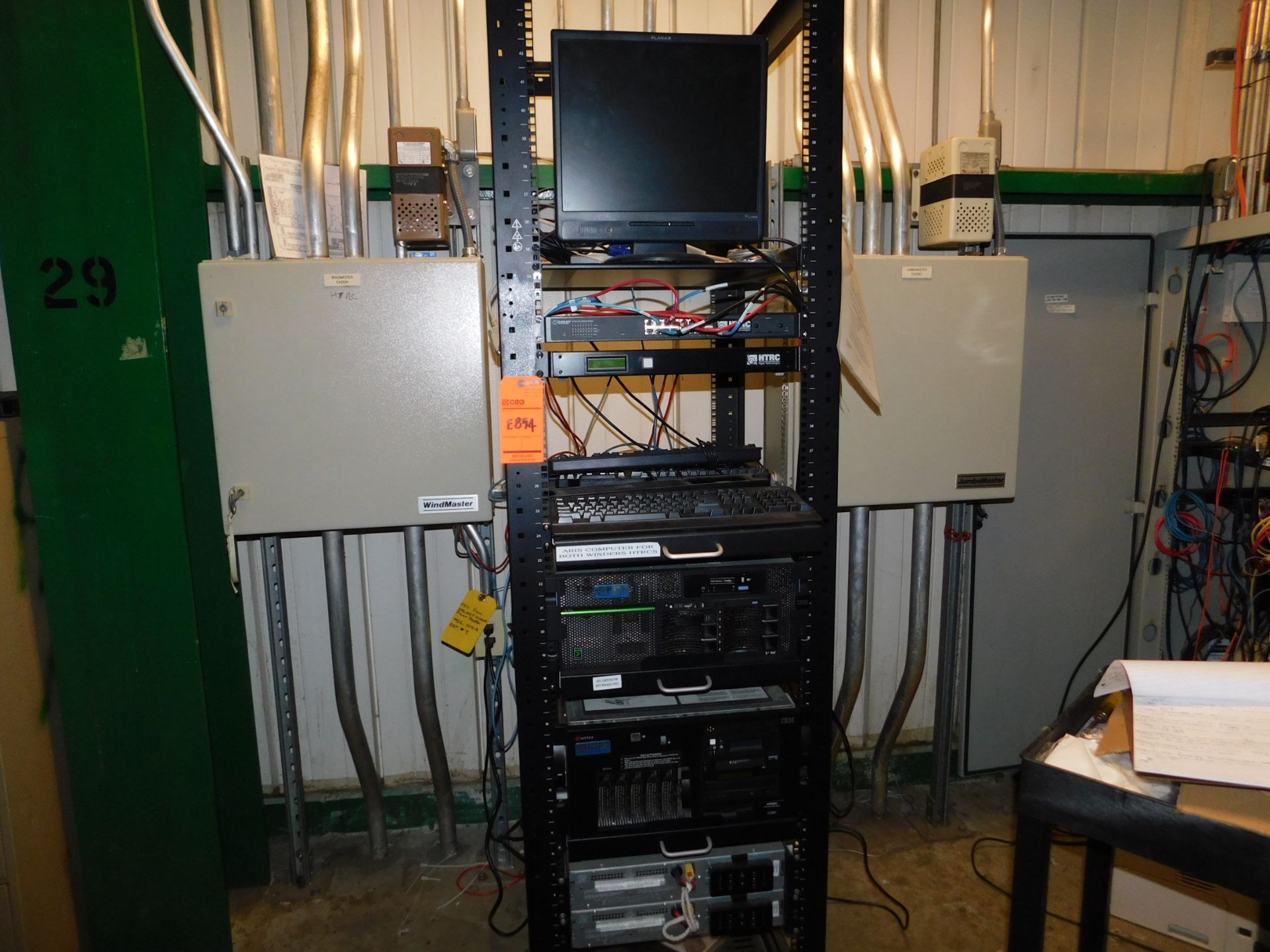 HTRC server system with desk with computer COPPER WIRE NOT INCLUDED (Location: 2nd Fl. PM2 East