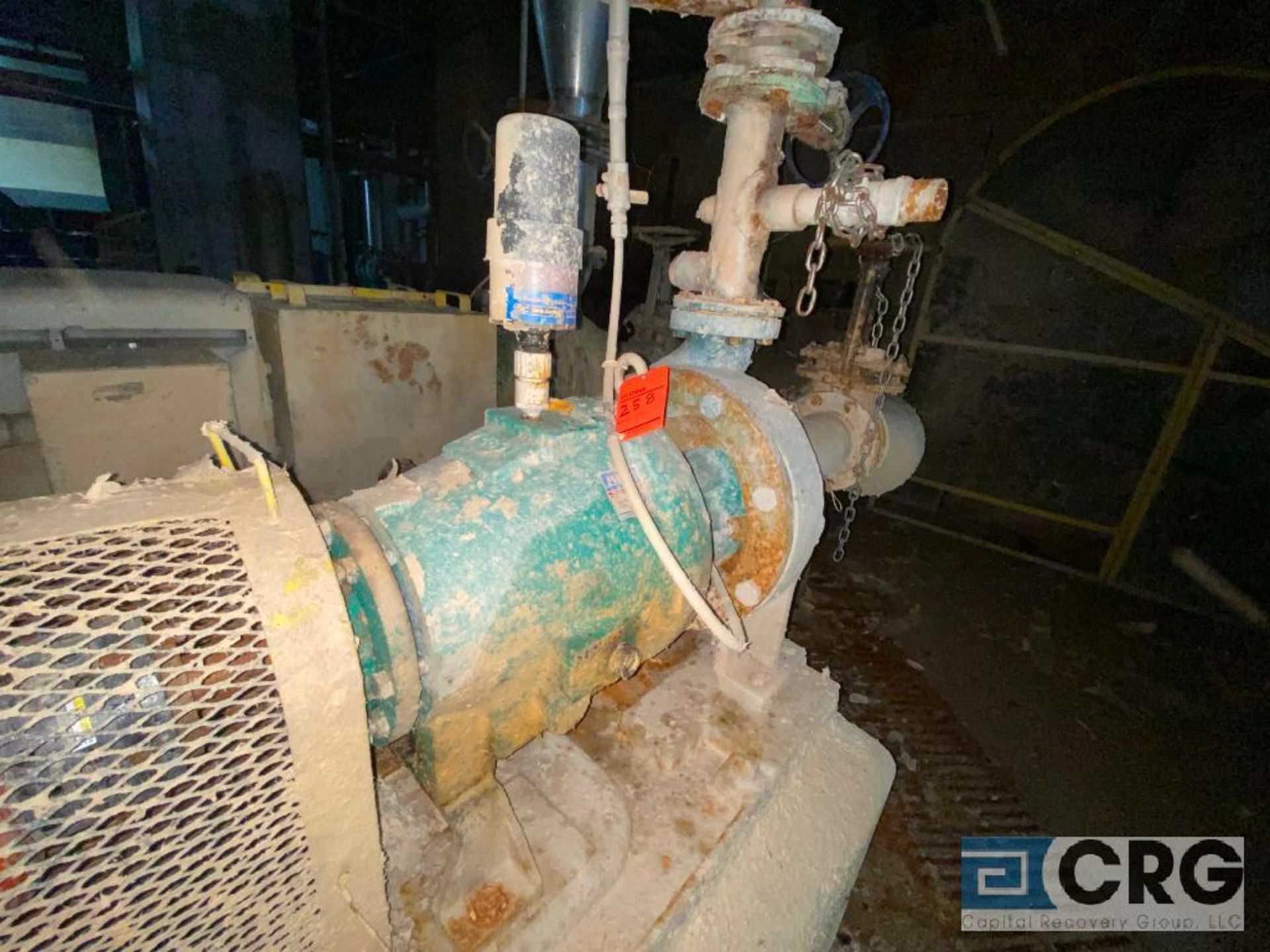 Summit 3 x 4 316 stainless steel centrifugal pump with 40 HP drive (Location: PM1)