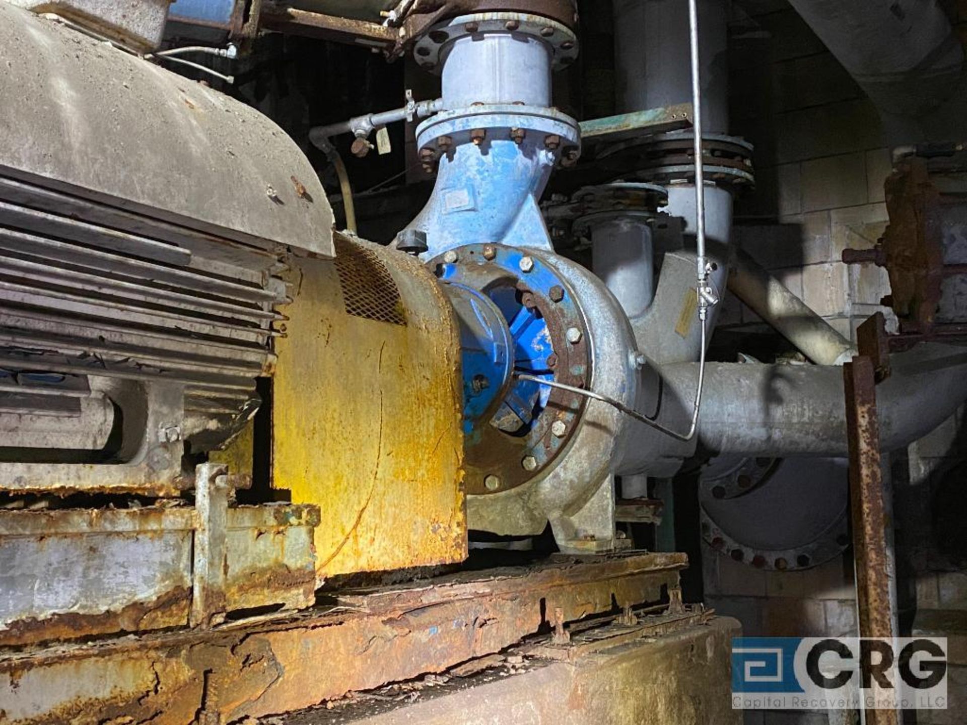 Goulds 14 X 14 -22 316 centrifugal pump with 350 HP drive, (Location: Under RNP)