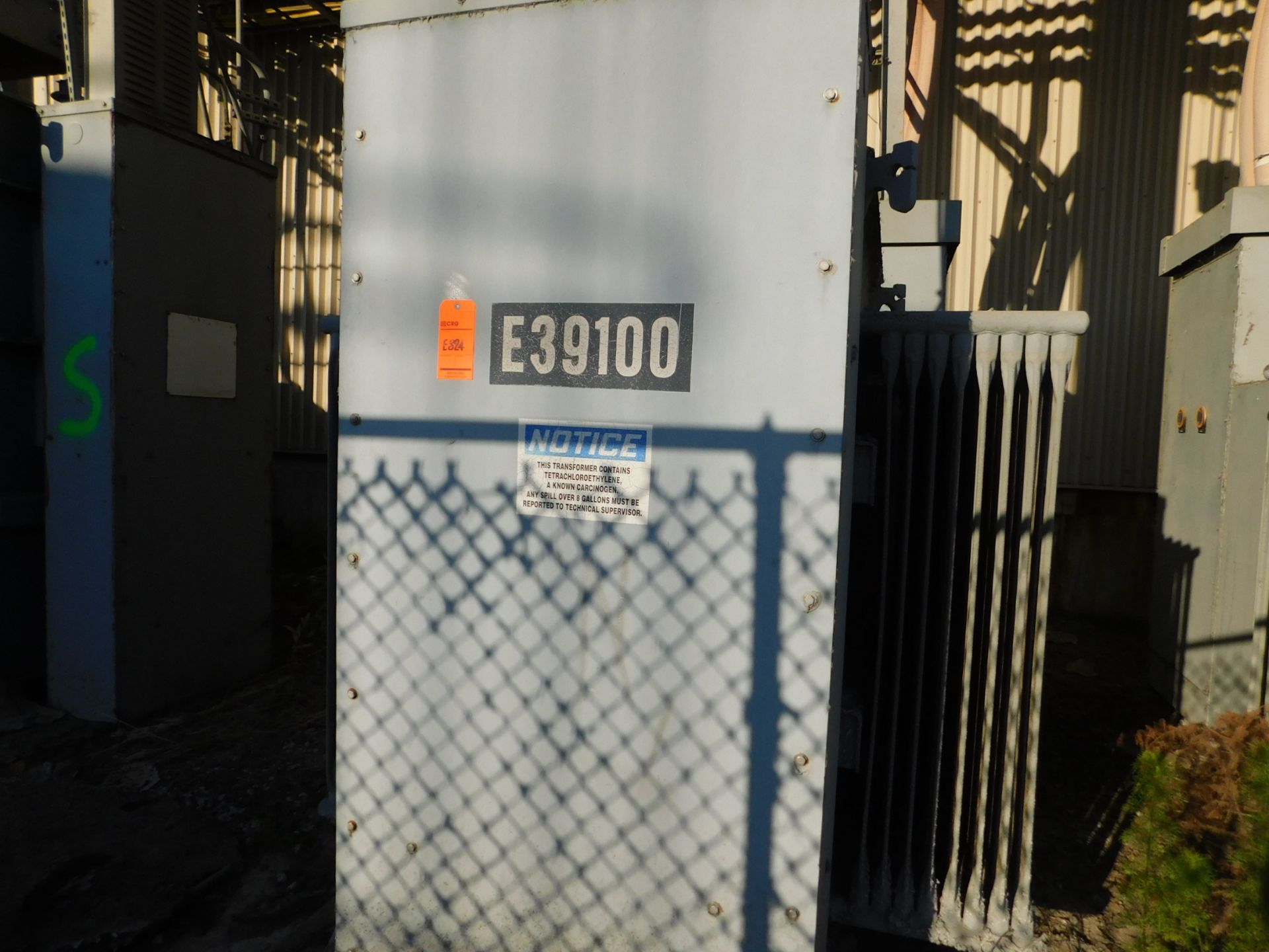 General Electric three phase substation transformer, Wesco Fluid, 13800-408Y.277m 55-65° @ rise,