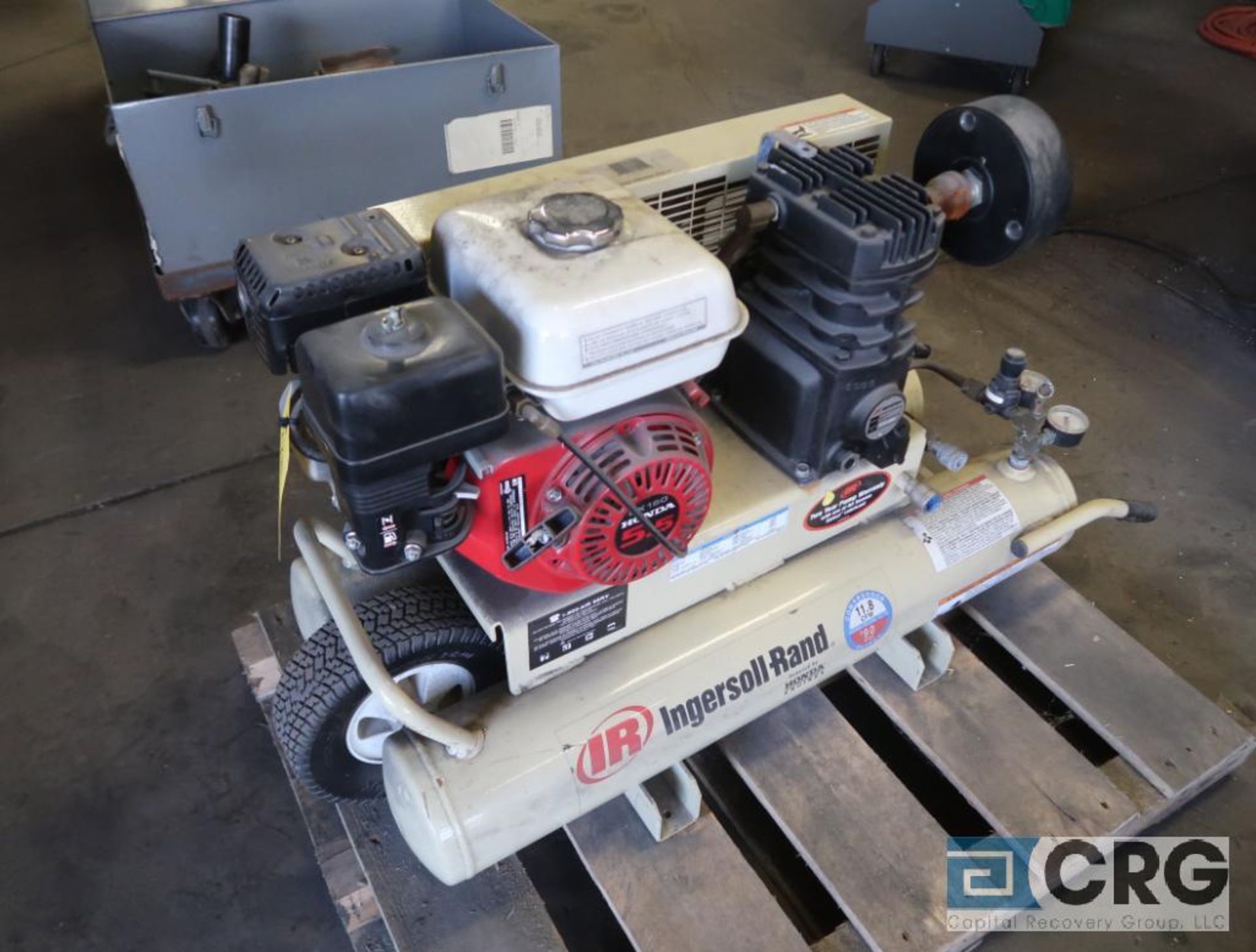 Ingersoll Rand SS3 GH gas powered air compressor, tank mount, portable, 90 psi max (Pipe Shop)