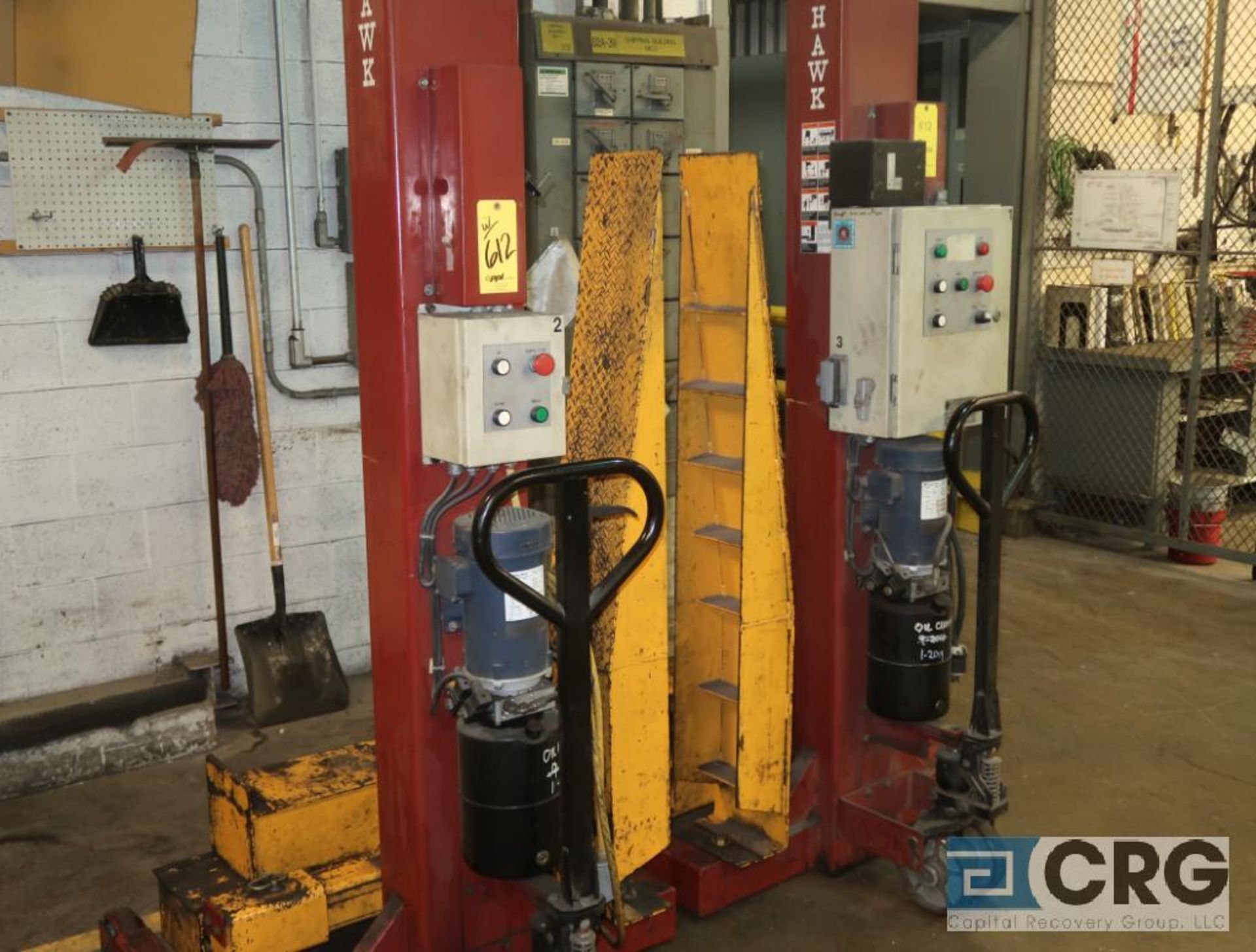 Mohawk forklift lift system, 24,000 lb. total lift cap., on wheels (Forklift Shop) - Image 5 of 5