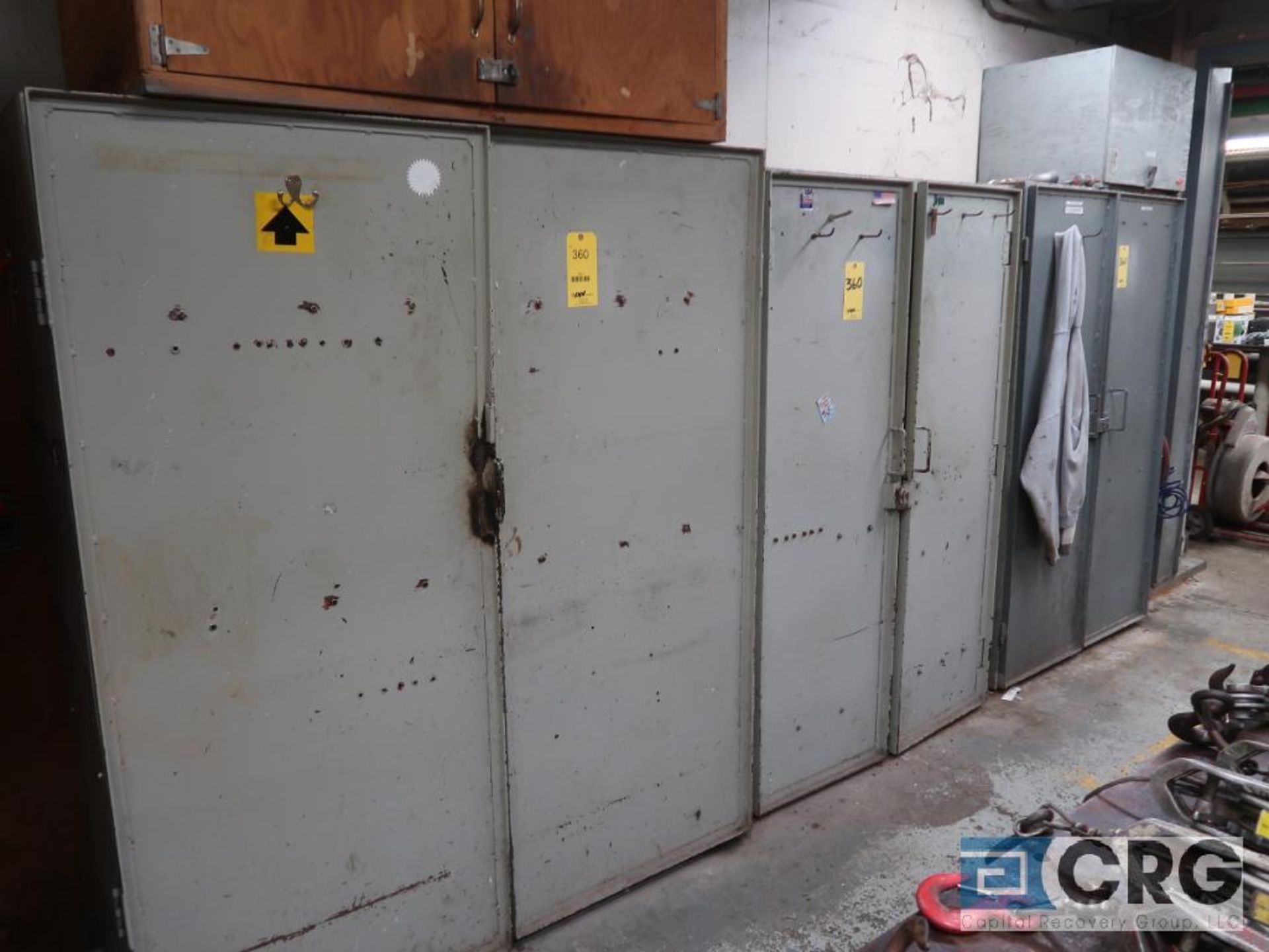 Lot of (3) steel cabinets (Basement Main Shop)