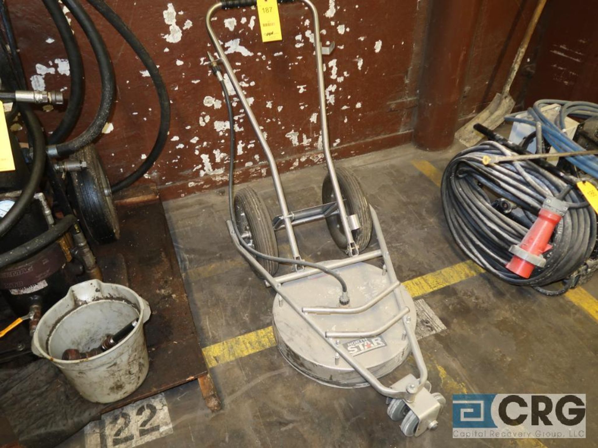 North Star pneumatic floor scrubber (Rigging Equipment Shop)