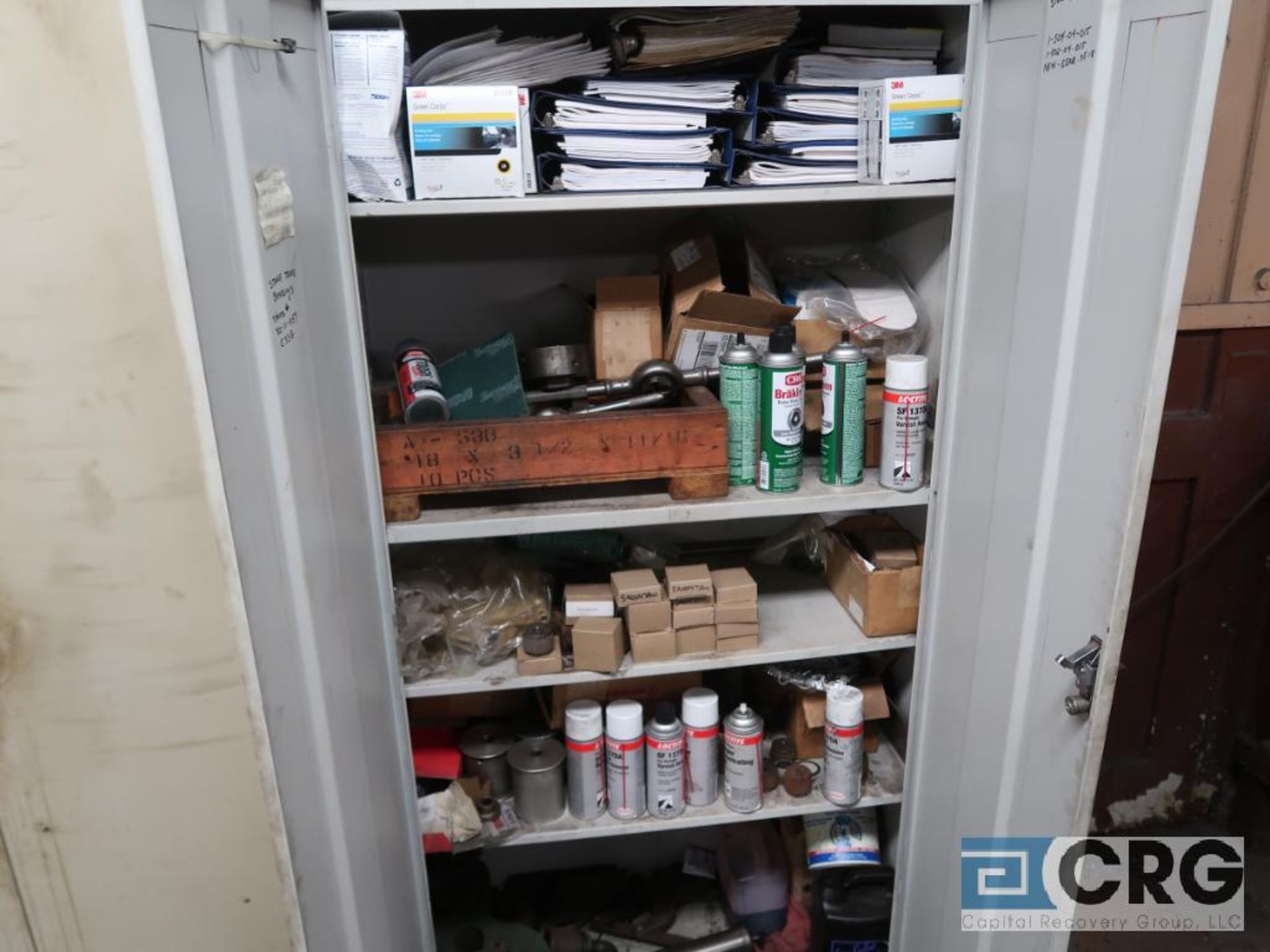 Lot of (6) assorted types and sizes of cabinets and lockers along east wall of shop (Basement Main - Image 3 of 8