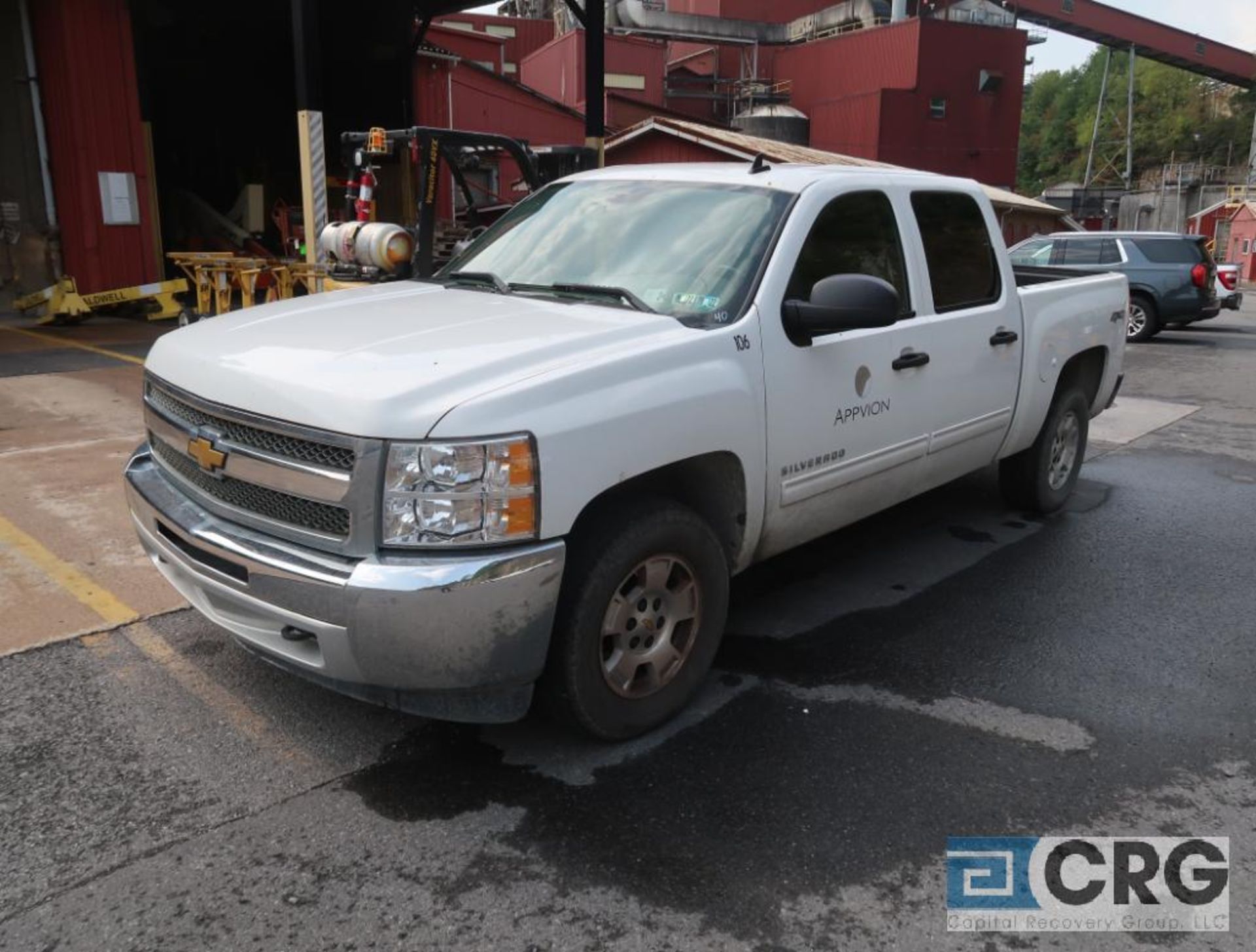 2012 Chevrolet 1500 Silverado pickup truck, crew cab, 4 X 4, 5.3L V8 engine, AT, 70,825 miles,