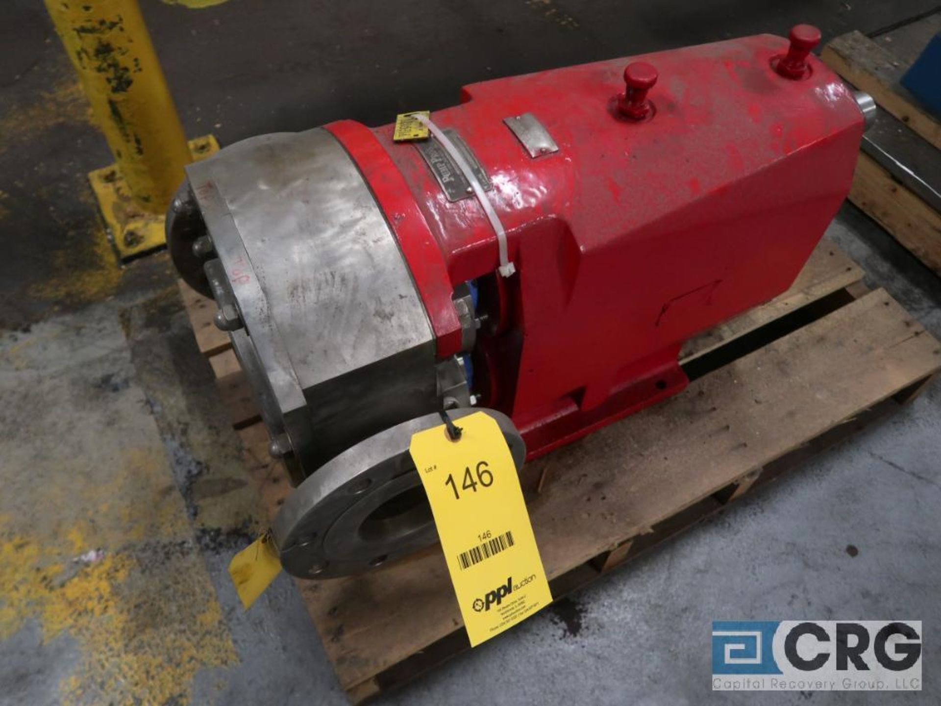 Waukesha 4 in. stainless positive displacement pump (Loading Area)