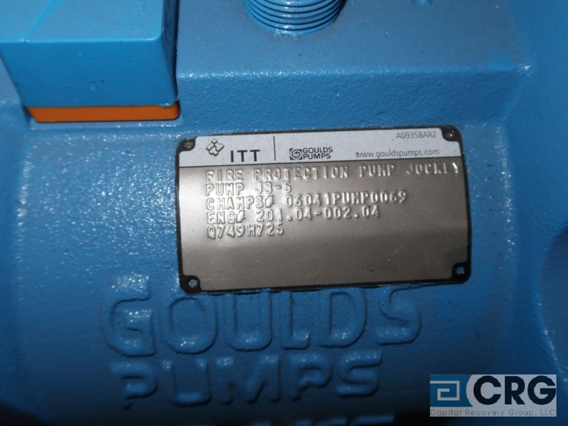 Goulds 3196 size 2 x 3 x 8 316 stainless pump, s/n Q749H725 (Loading Area) - Image 3 of 3