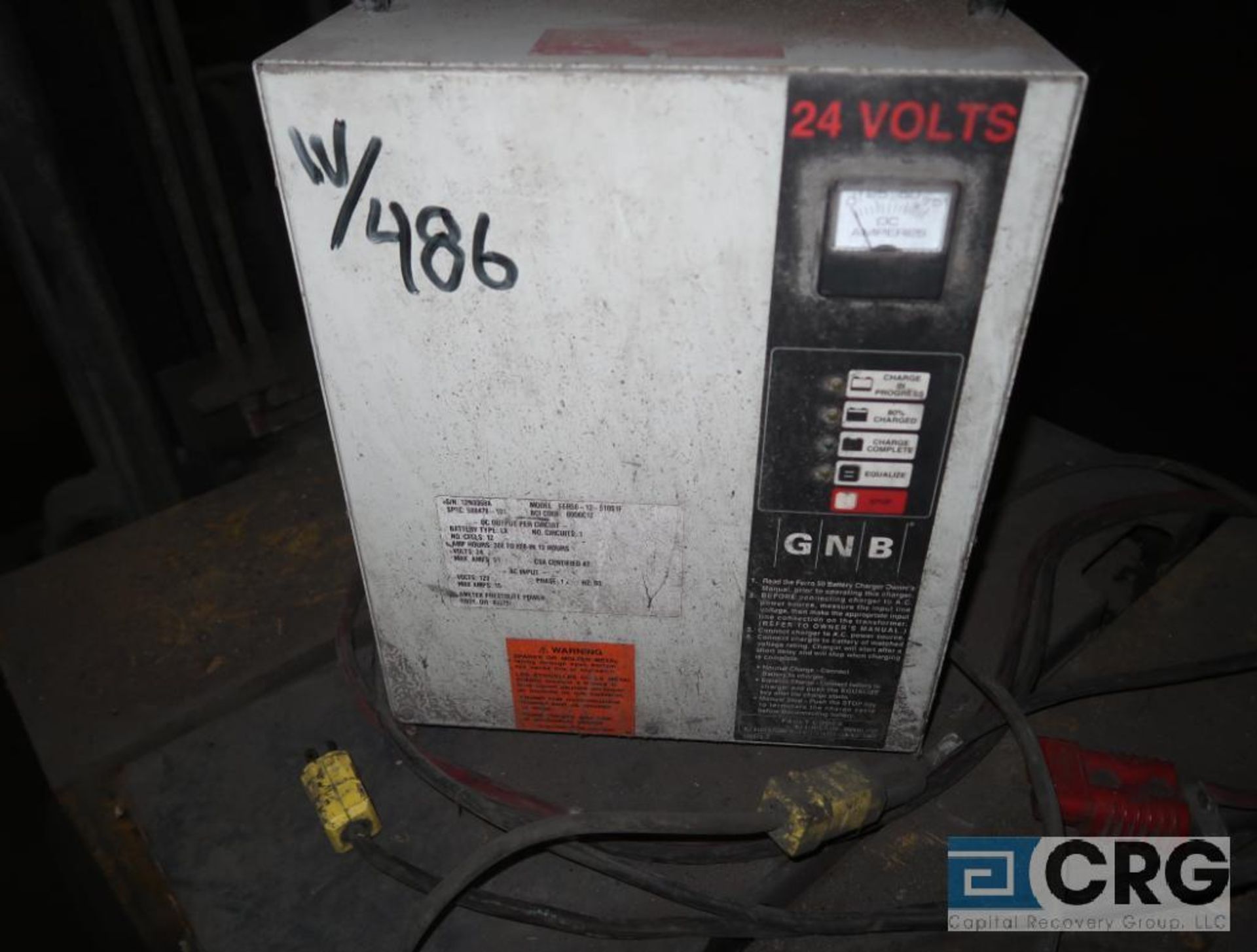 Yale 2800 lb capacity electric forklift, model MCW030LEN24TE066, 24 volt, mast height 139 in., no - Image 2 of 3