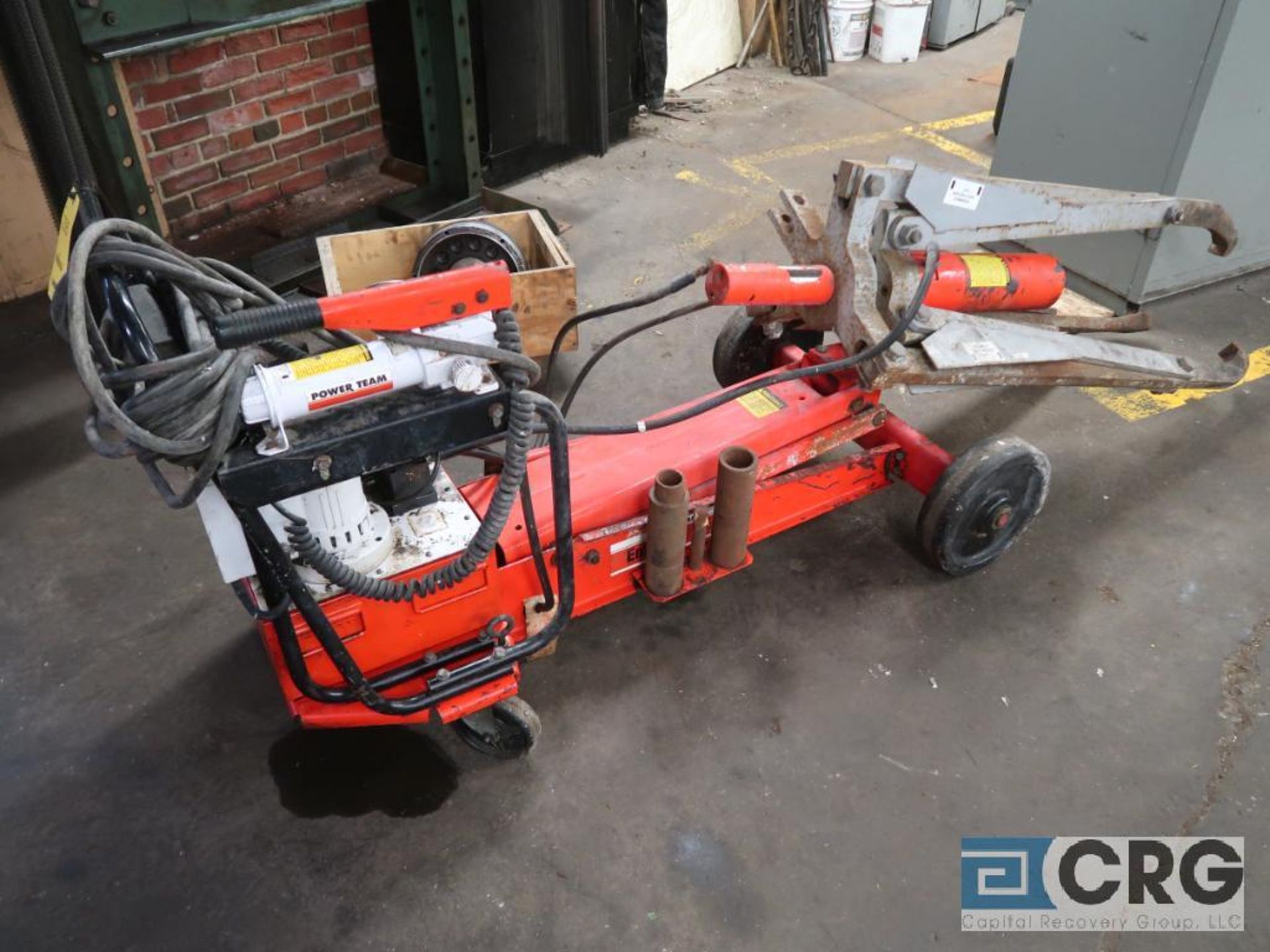 Power Team Enforcer 55 power gear puller, 55 ton cap., portable, electric hydraulic unit (Basement