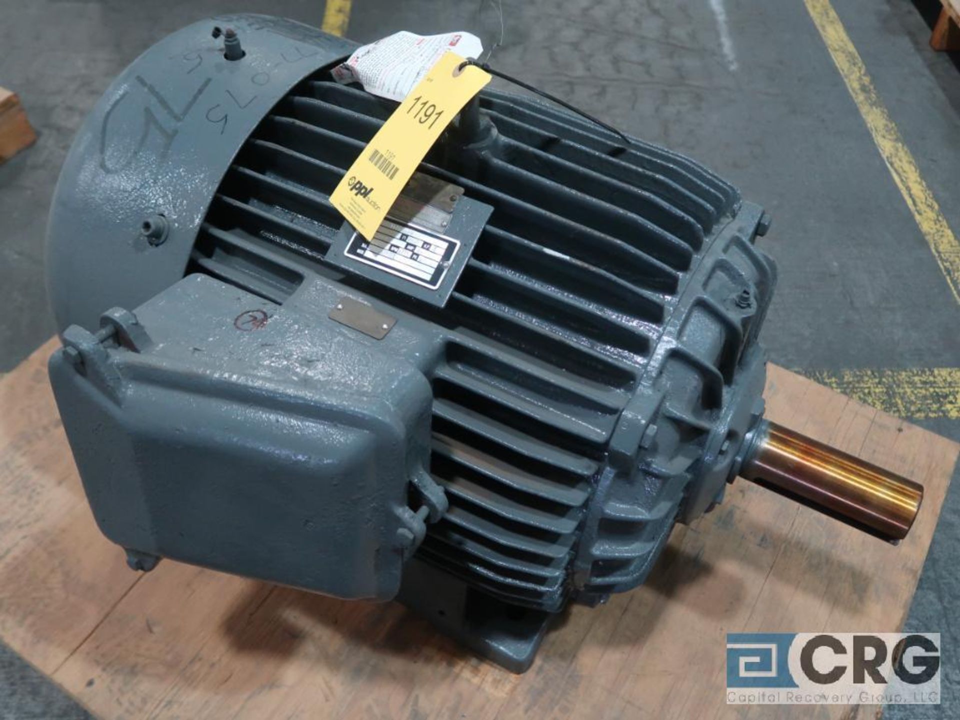 Elektrim electric motor, 75 HP, 1,775 RPMs, 460 volt, 3 ph., 365T frame (Finish Building)