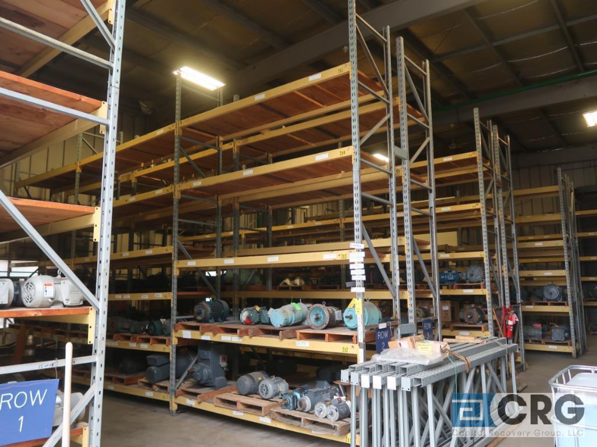 Lot of pallet racking including (29) sections as follows: (33) uprights, 17 ft. tall x 36 in. deept,