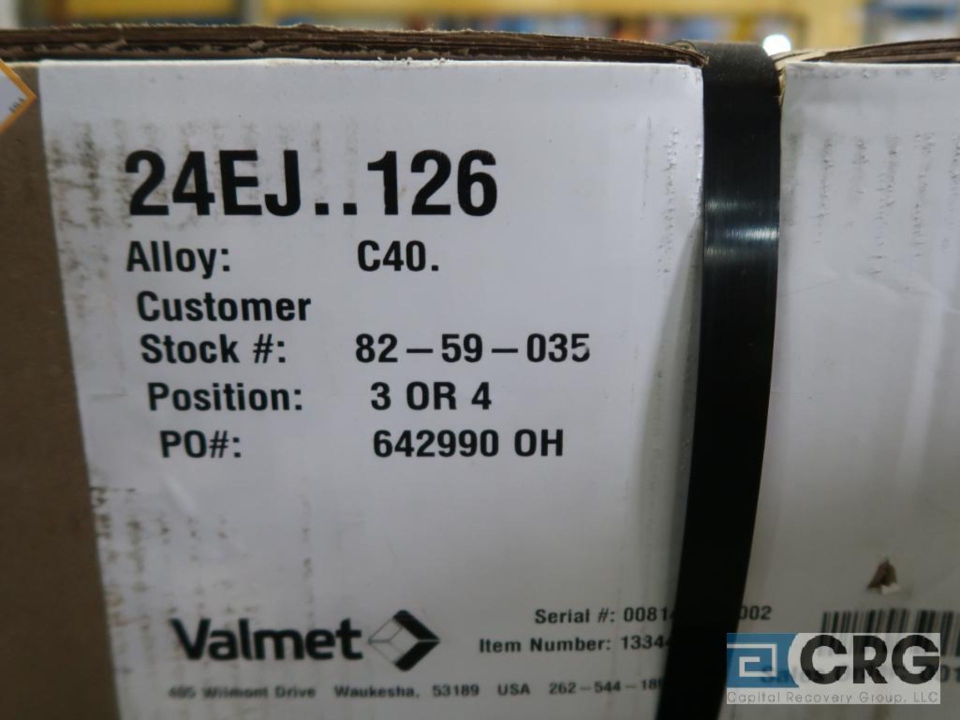 Lot of (4) Velmet 24EJ 126 refiner plates (Finish Building) - Image 2 of 2