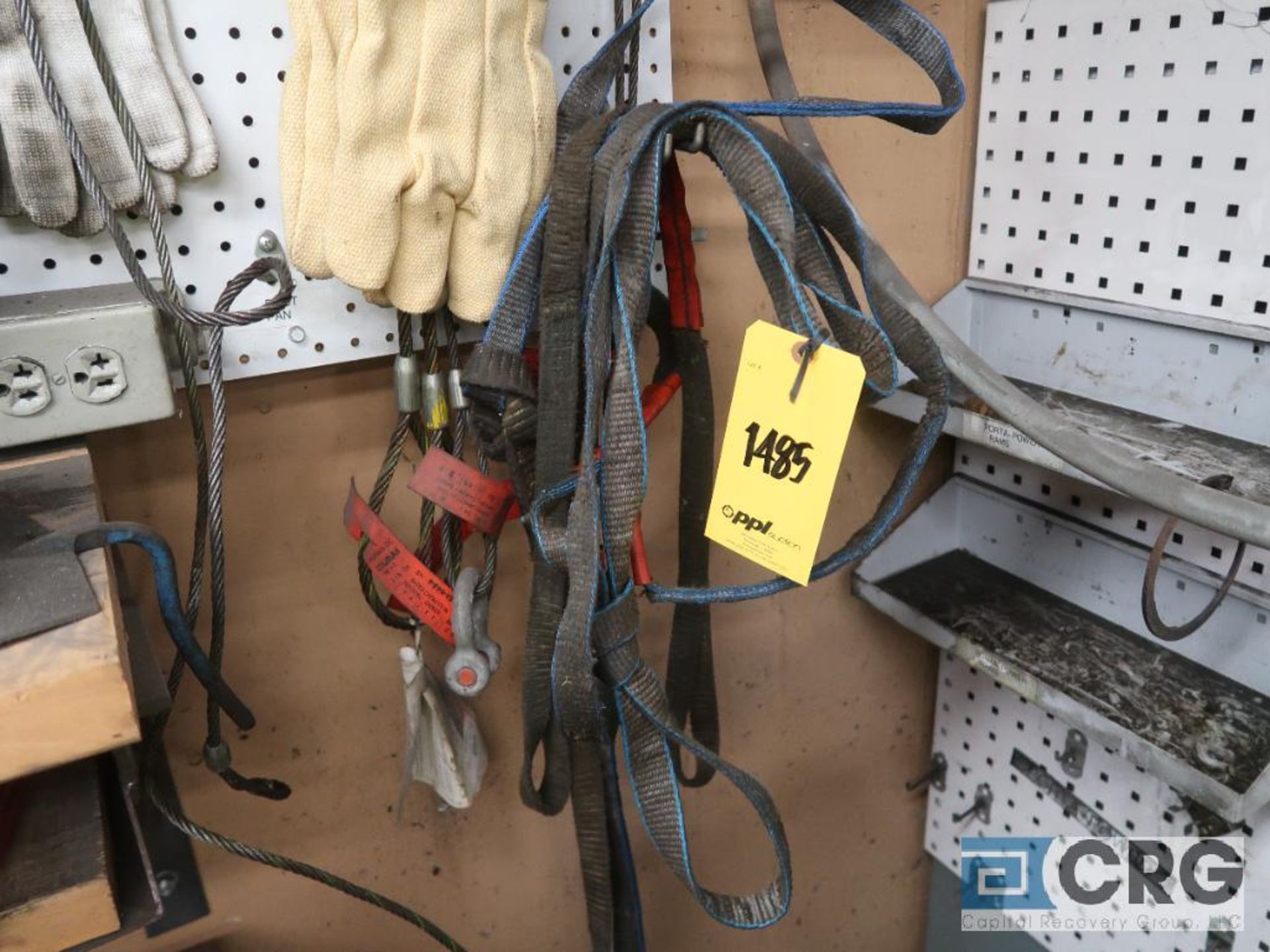 Lot of cable and nylon slings (Basement Stores) - Image 2 of 3