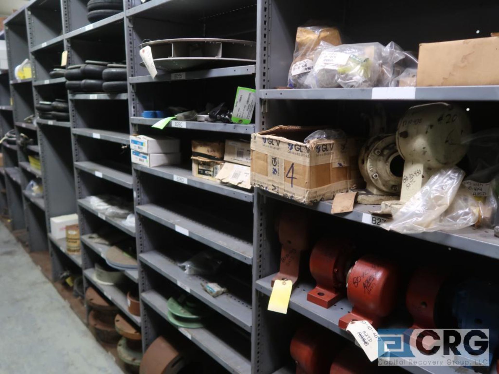 Lot of (18) sections with assorted parts including flanges and shock pads-CONTENTS ONLY (Store - Image 6 of 6