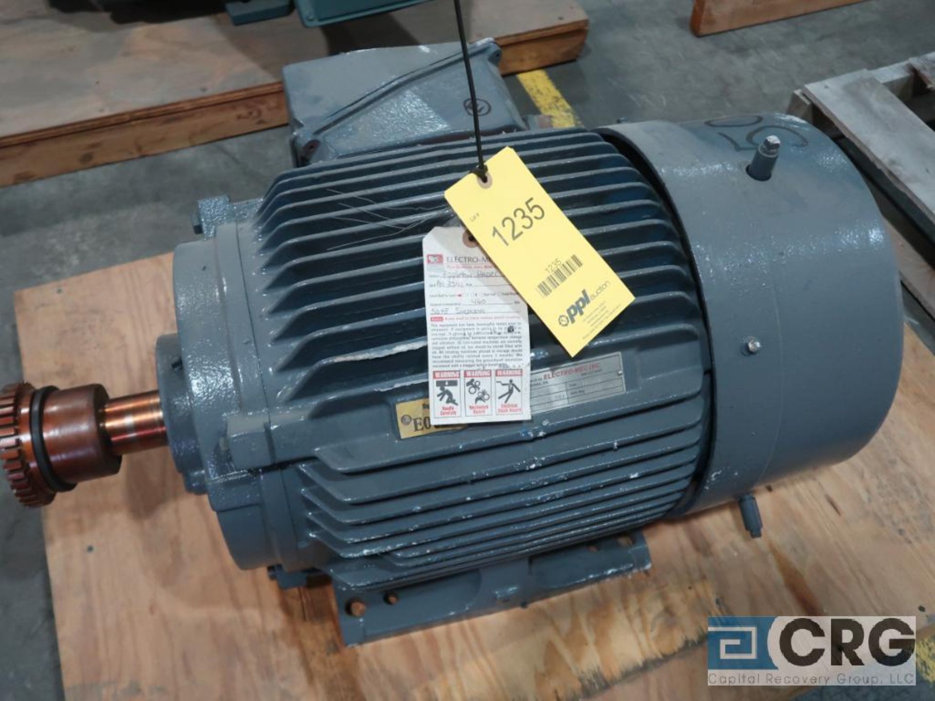 Siemens PE-21 PLUS motor, 50 HP, 1,770 RPMs, 460 volt, 3 ph., 326T frame (Finish Building)