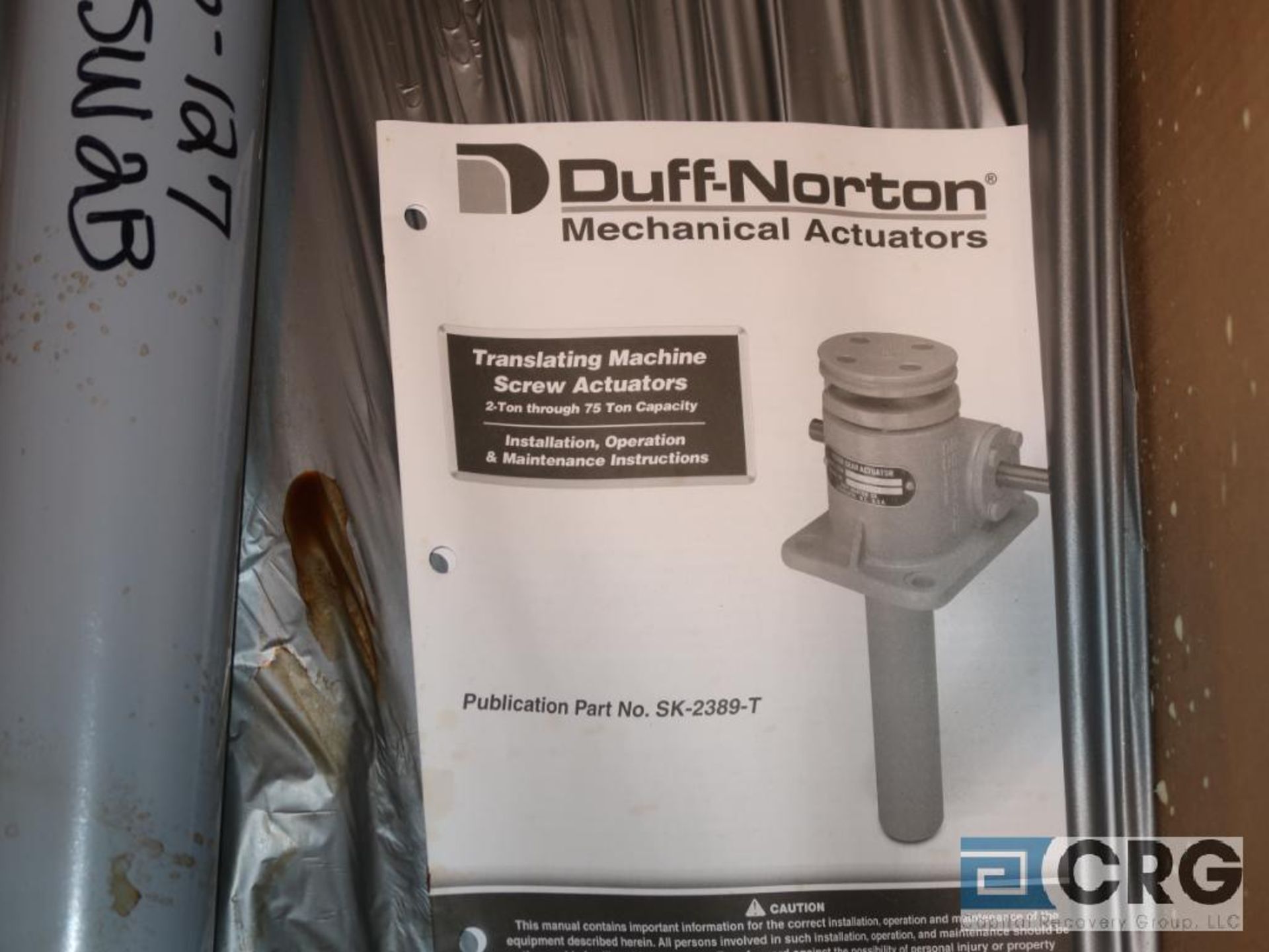 Duff Morton worm gear actuator (Next Bay Cage Area) - Image 2 of 2