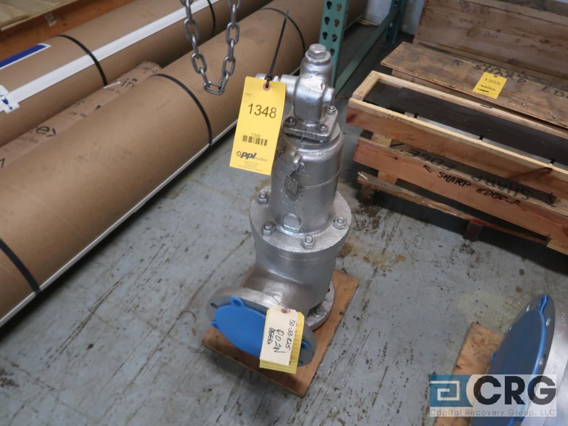 Consolidate 5 in. safety relief valve CL 150 (Store Basement)