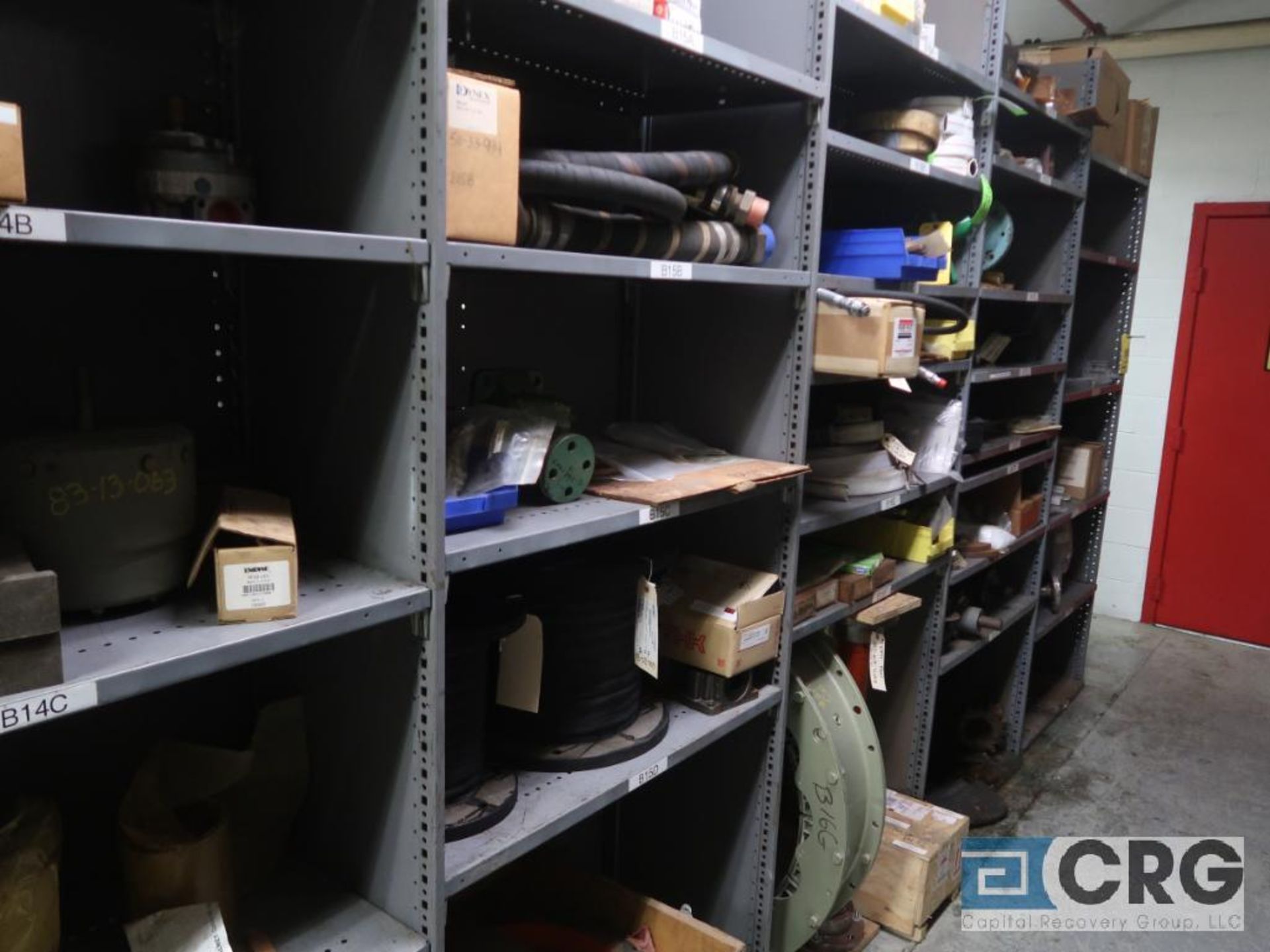 Lot of (18) sections with assorted parts including flanges and shock pads-CONTENTS ONLY (Store - Image 4 of 6