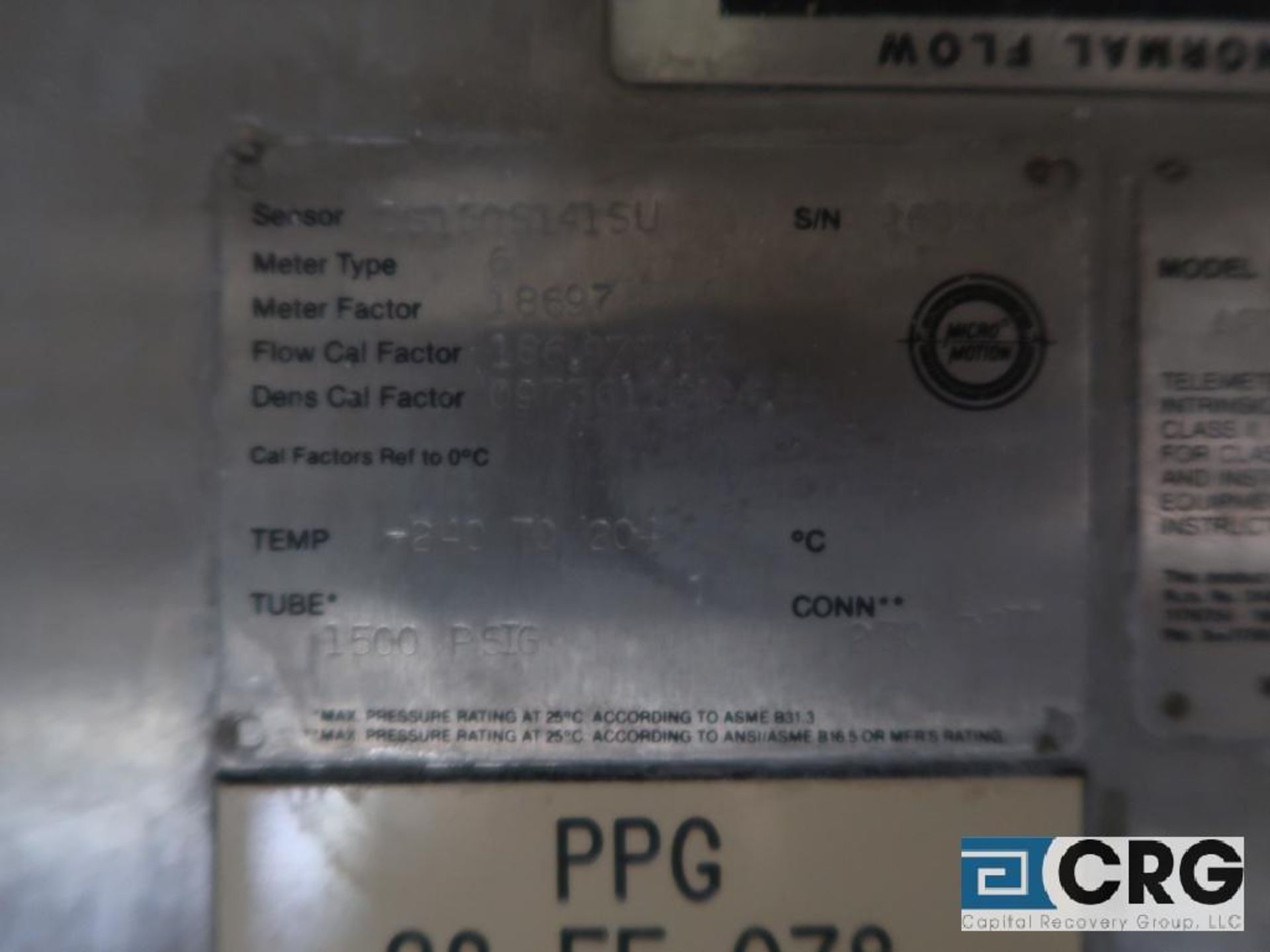 Lot of Micro-Motion mass flow meters (3), Lightnin jet type mixer, connecting flow controllers and - Image 4 of 5