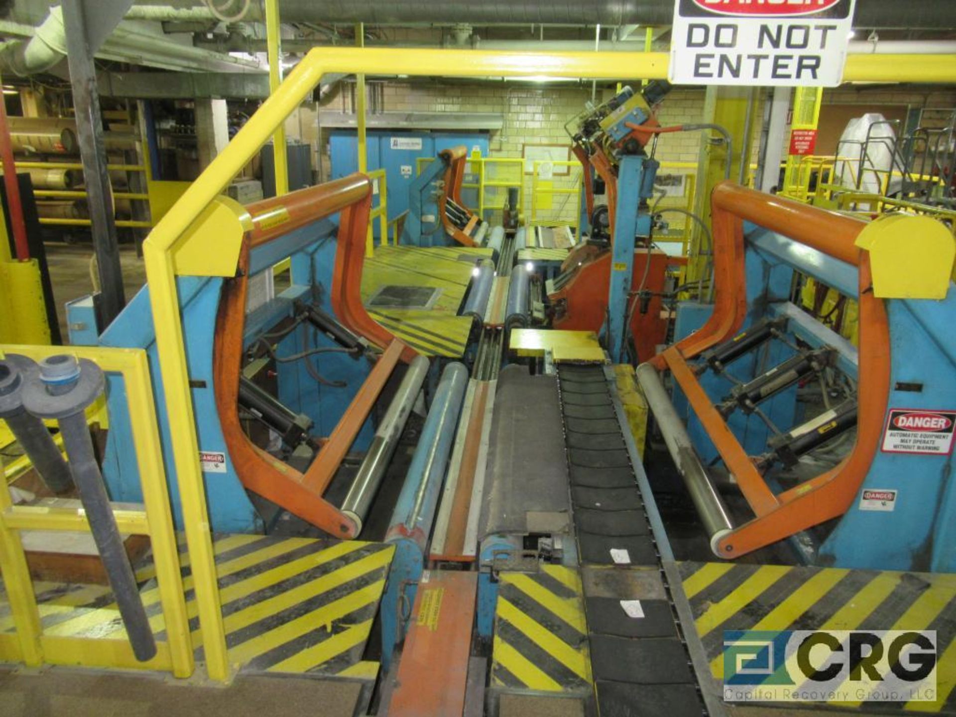 Paper Machine roll wrap system previously used specfically for PM-1, includes (2) Panel Mate control