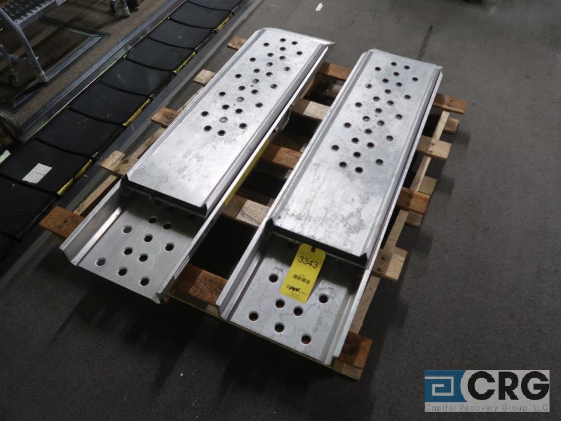 Aluminum ramps, 1,000 lb. cap. per ramp (PM1 Finishing Area)