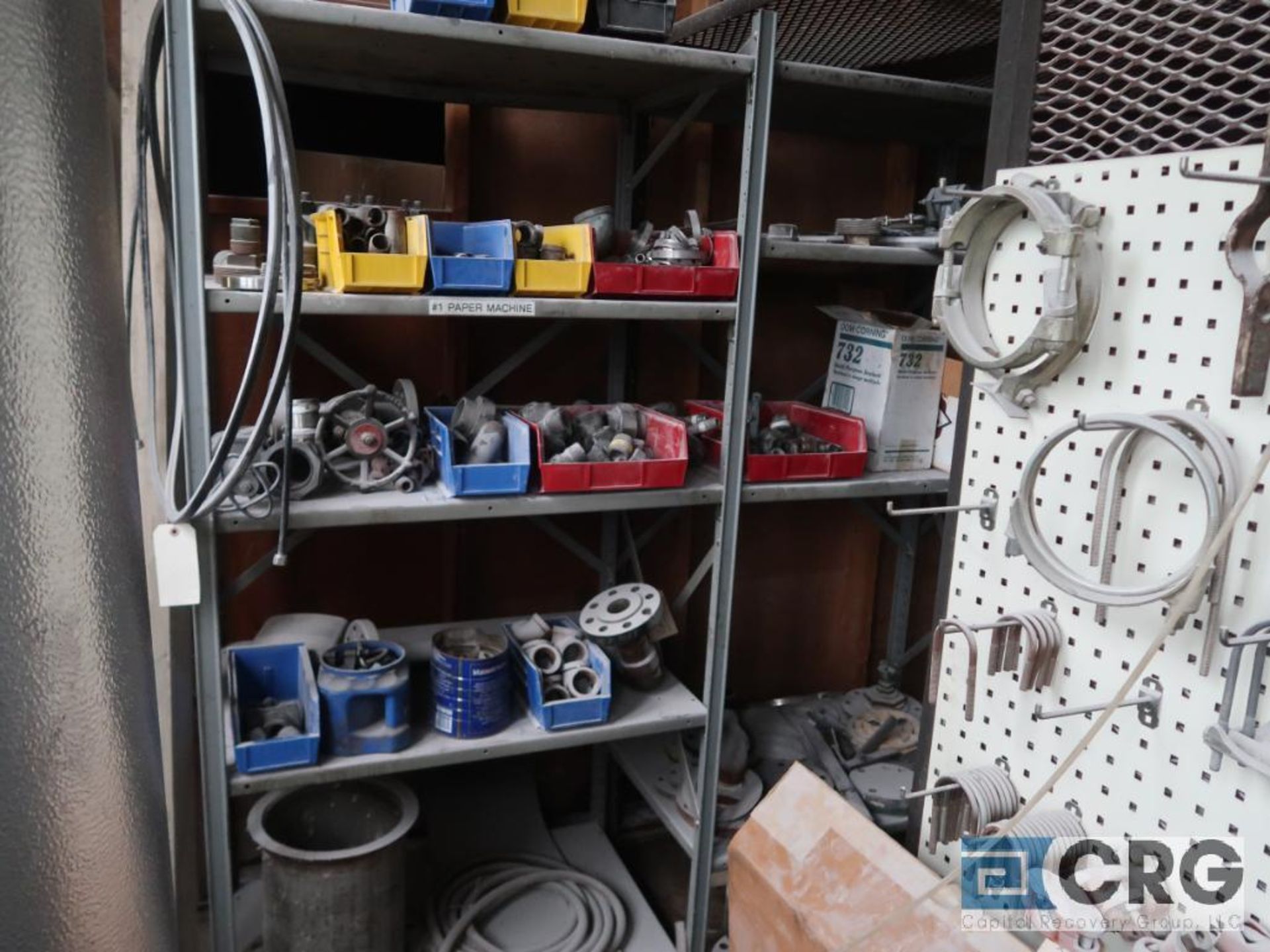 Lot of (3) 2 door storage cabinets with assorted parts and fittings (Downstairs 530) - Image 4 of 4