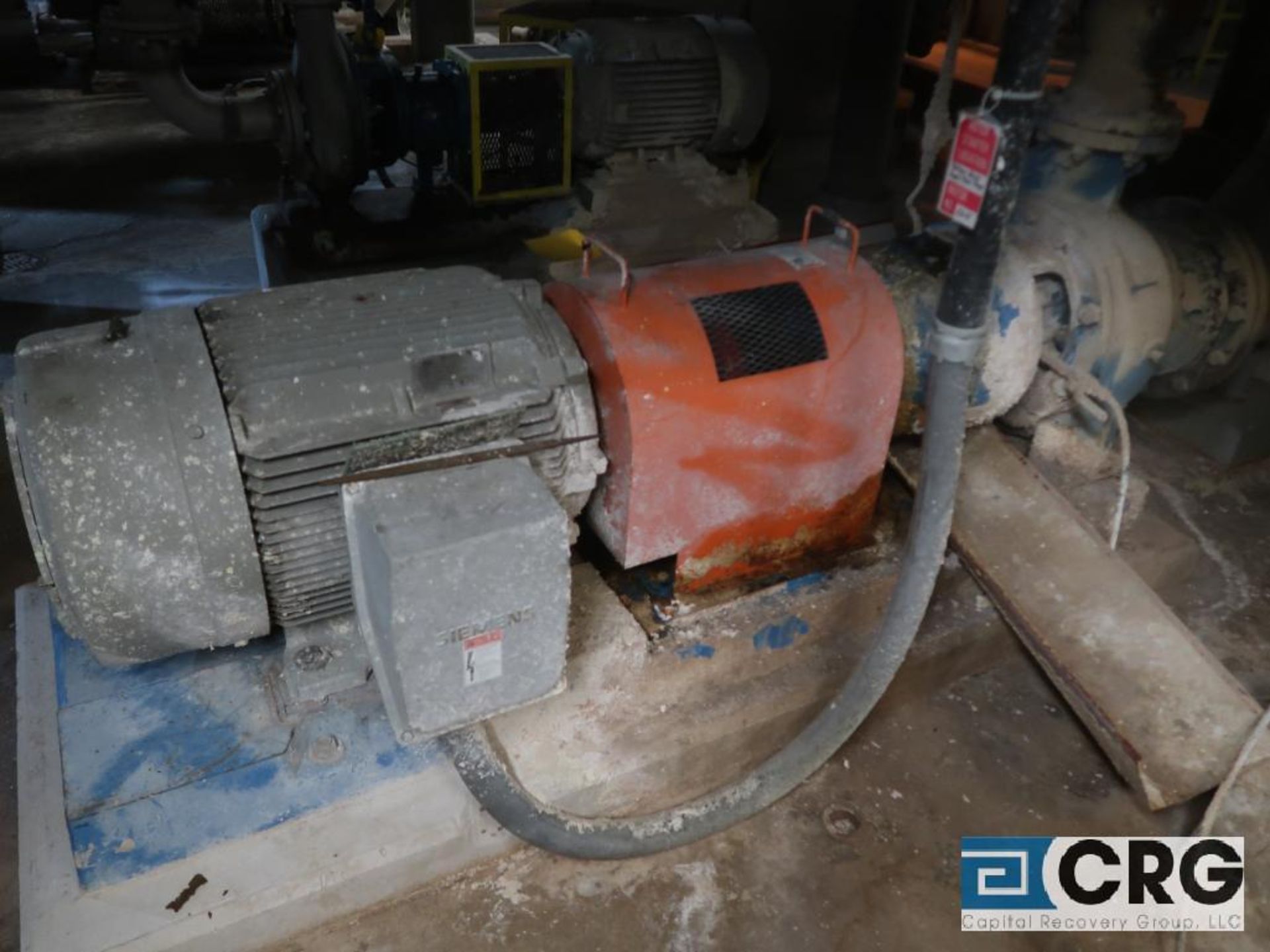 Goulds 6 X 8 centrifugal pump with 100 HP drive (Elev 530 Pulp Mill)