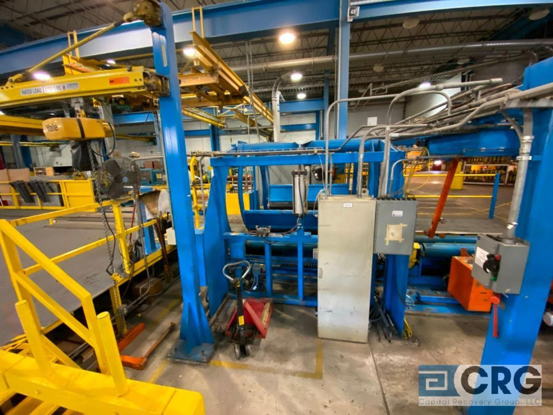 Automatic Handling Inc. end of line auto film roll handling, wrapping and palletizing system, - Image 3 of 26