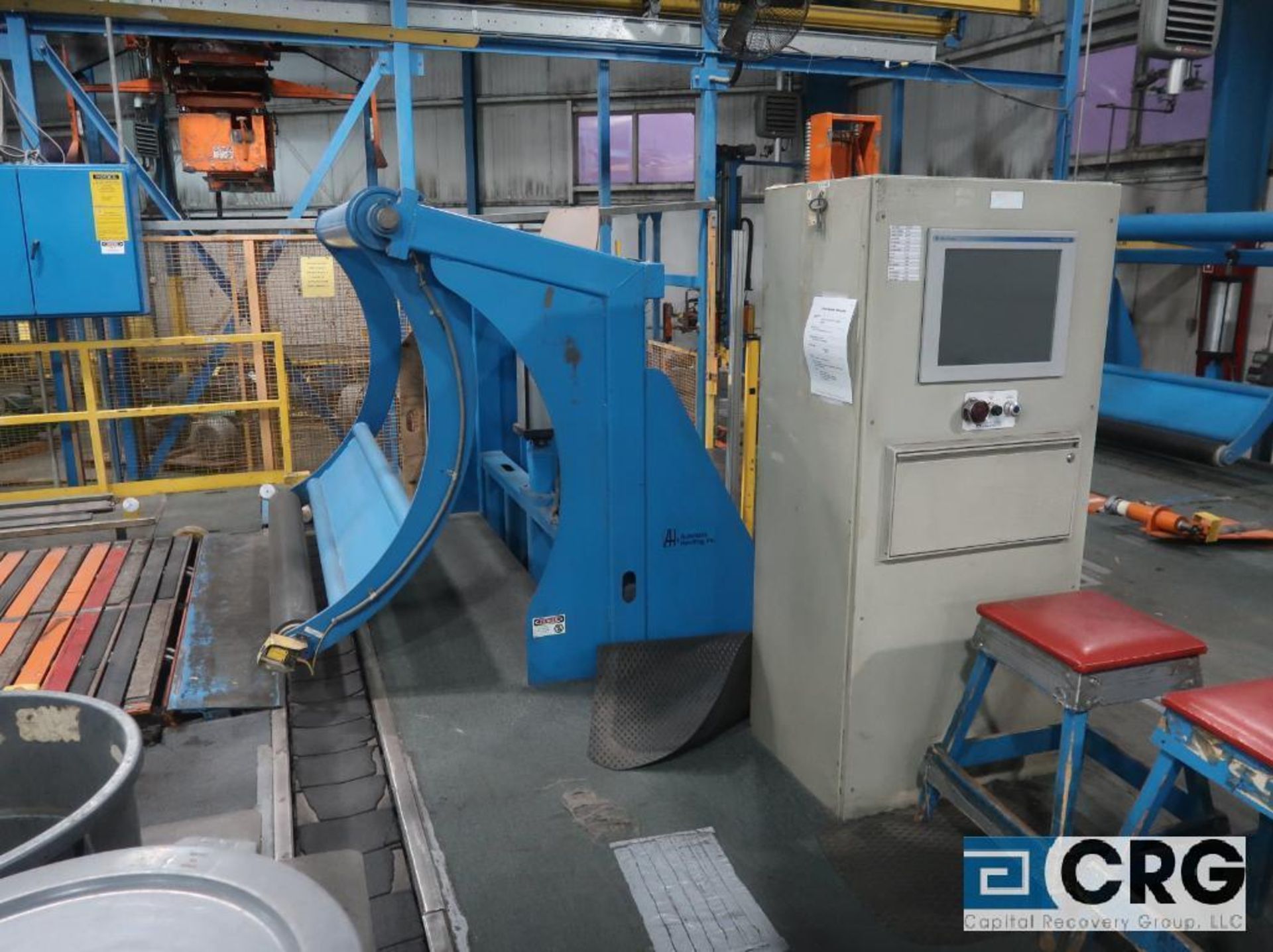 Automatic Handling Inc. end of line auto film roll handling, wrapping and palletizing system - Image 5 of 30