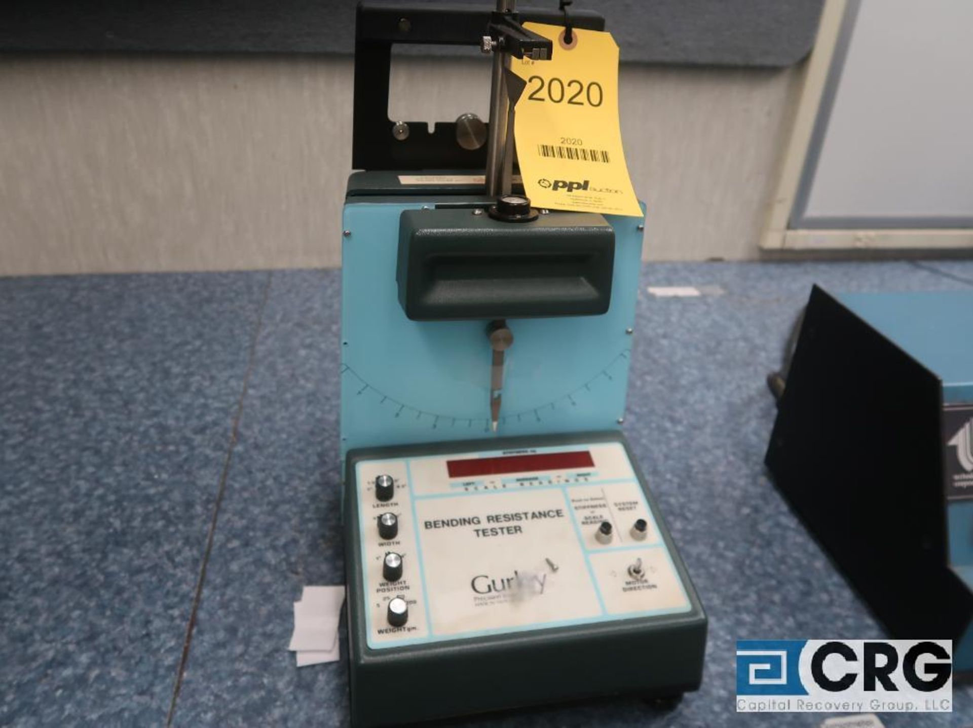 Gurley bending resistance tester