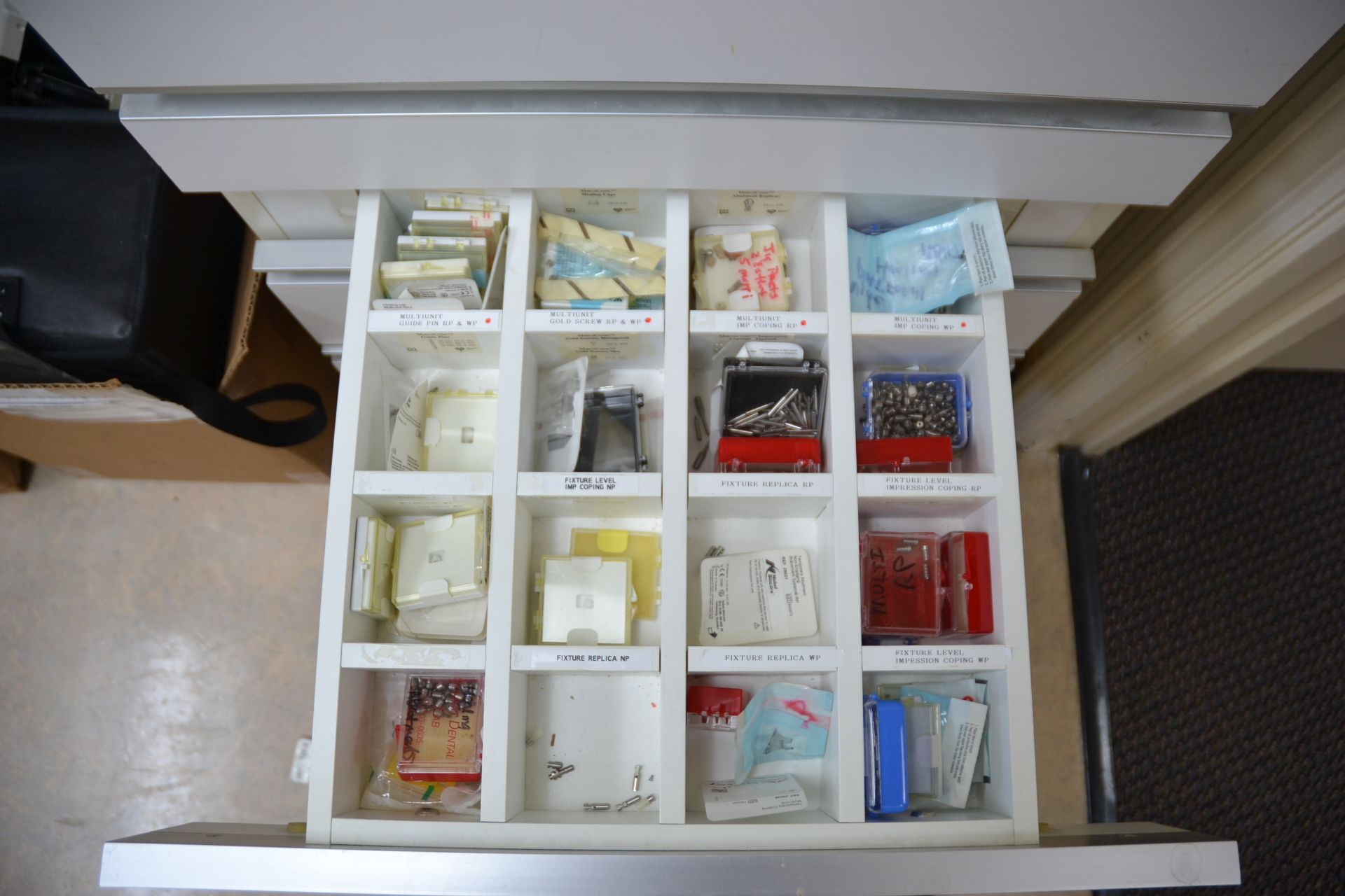 Rolling Cabinet with Supplies - Image 4 of 6
