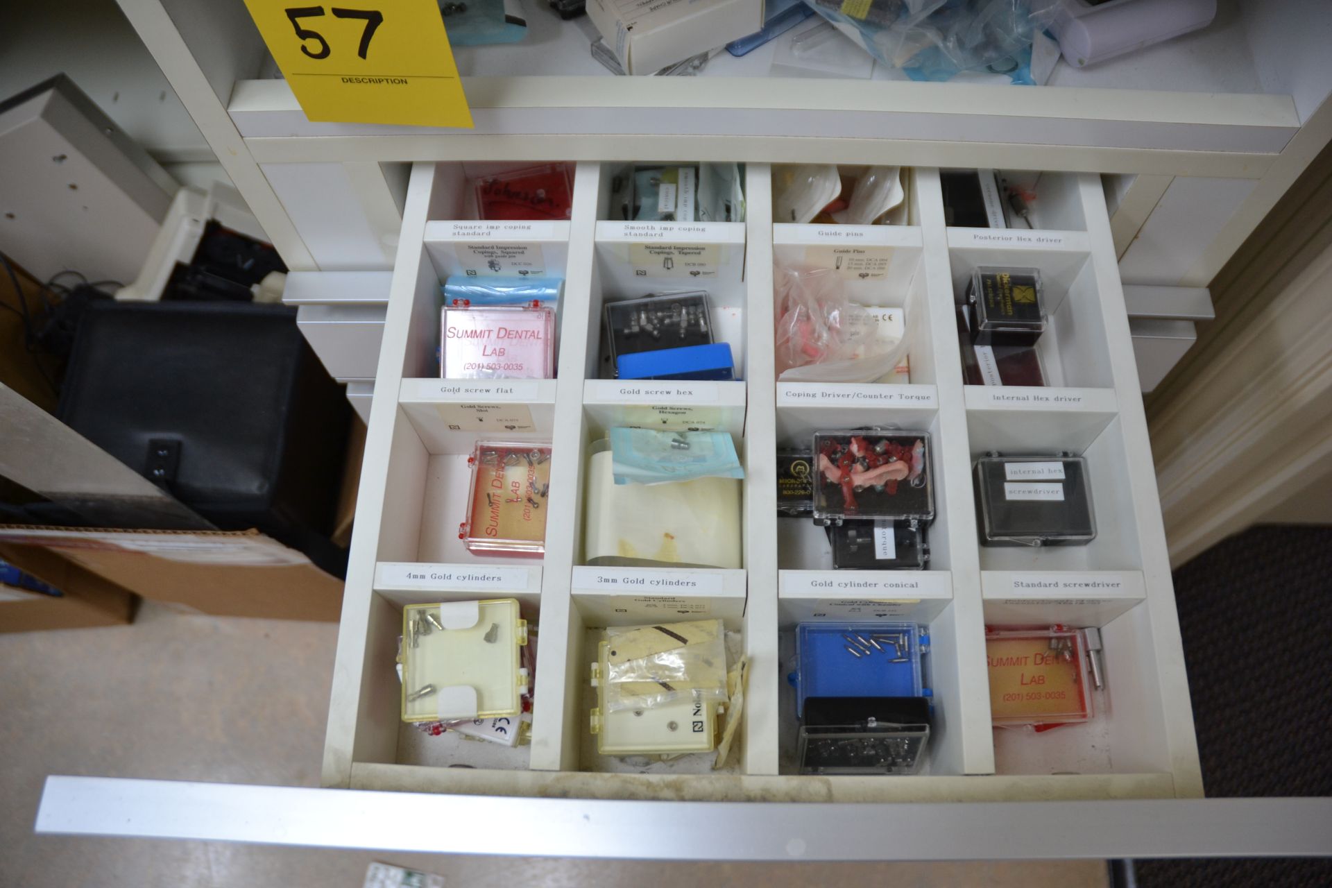 Rolling Cabinet with Supplies - Image 2 of 6