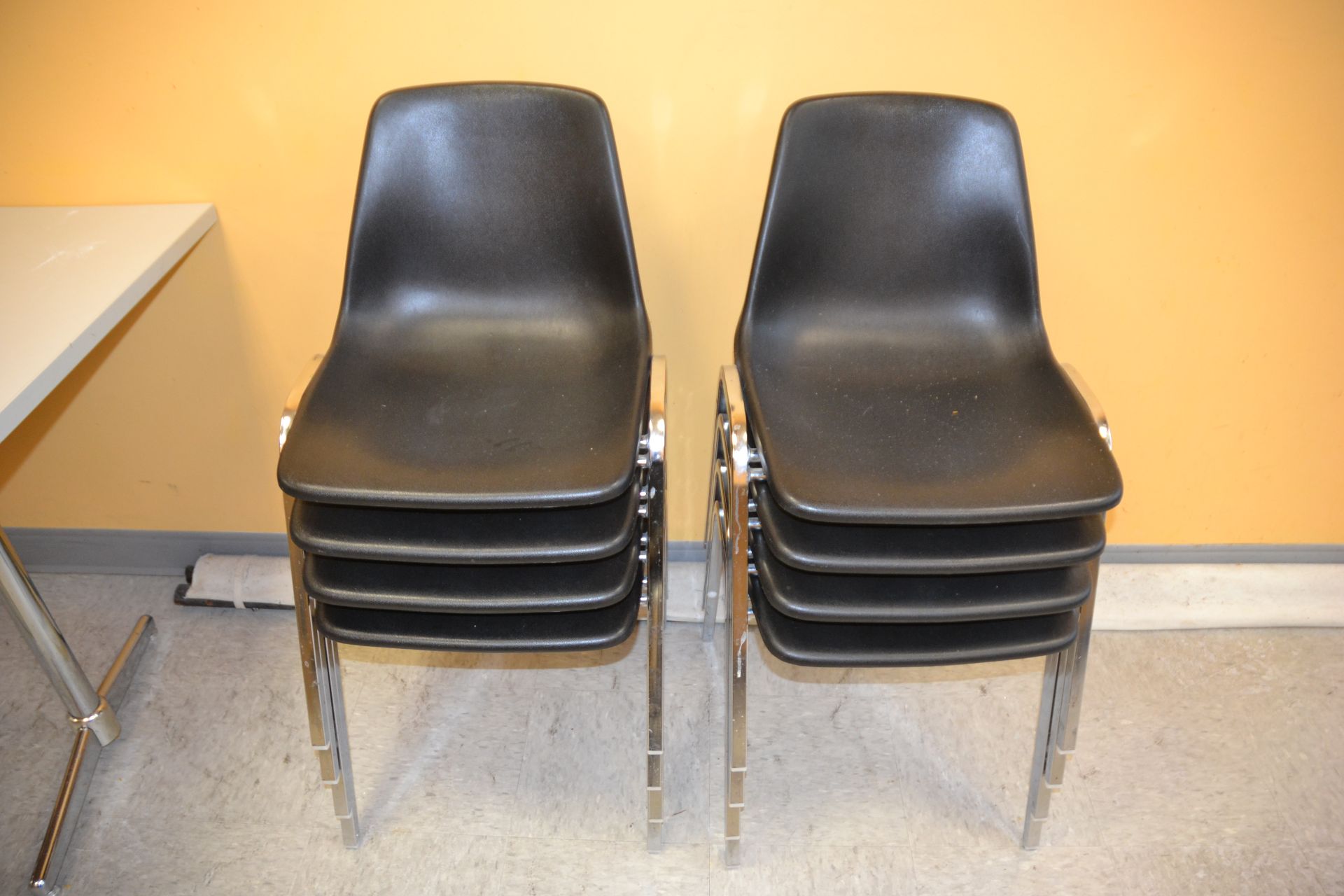 Plastic Molded Stack Chairs - Image 2 of 2