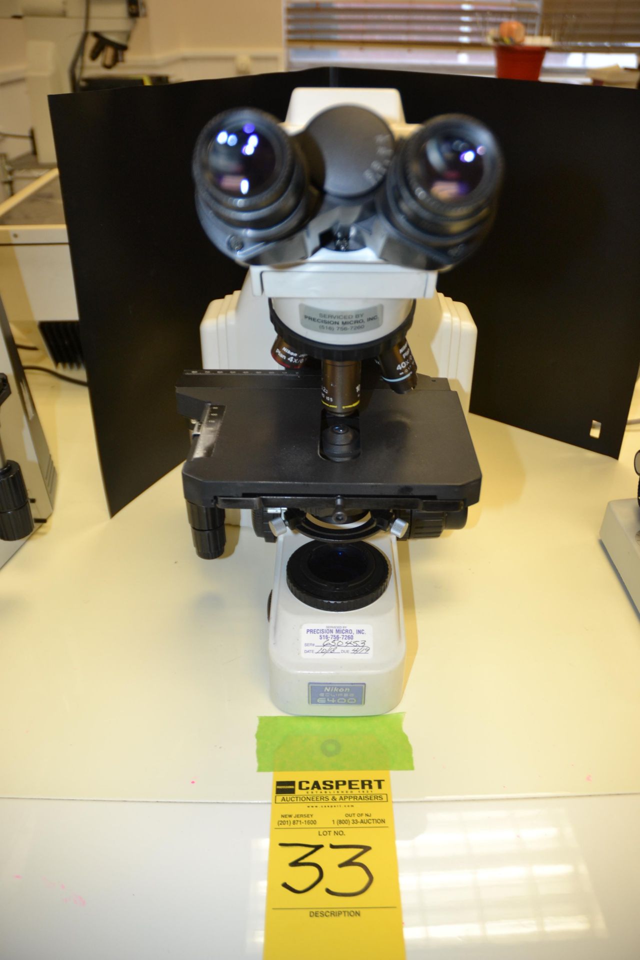 Nikon Eclipse E400 Microscope, SN: 650453