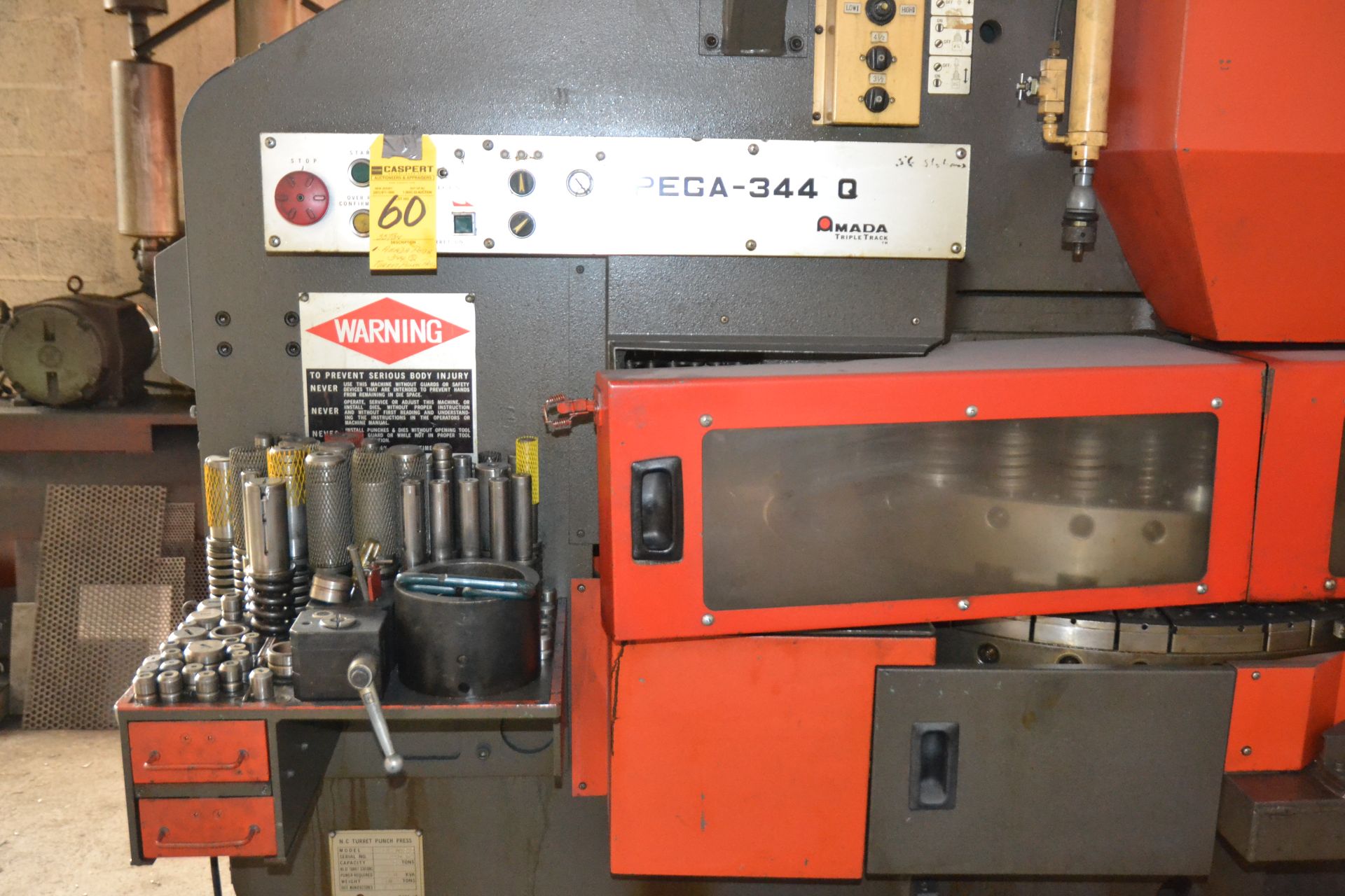 33-Ton Amada Pega 344Q Turret Punch Press