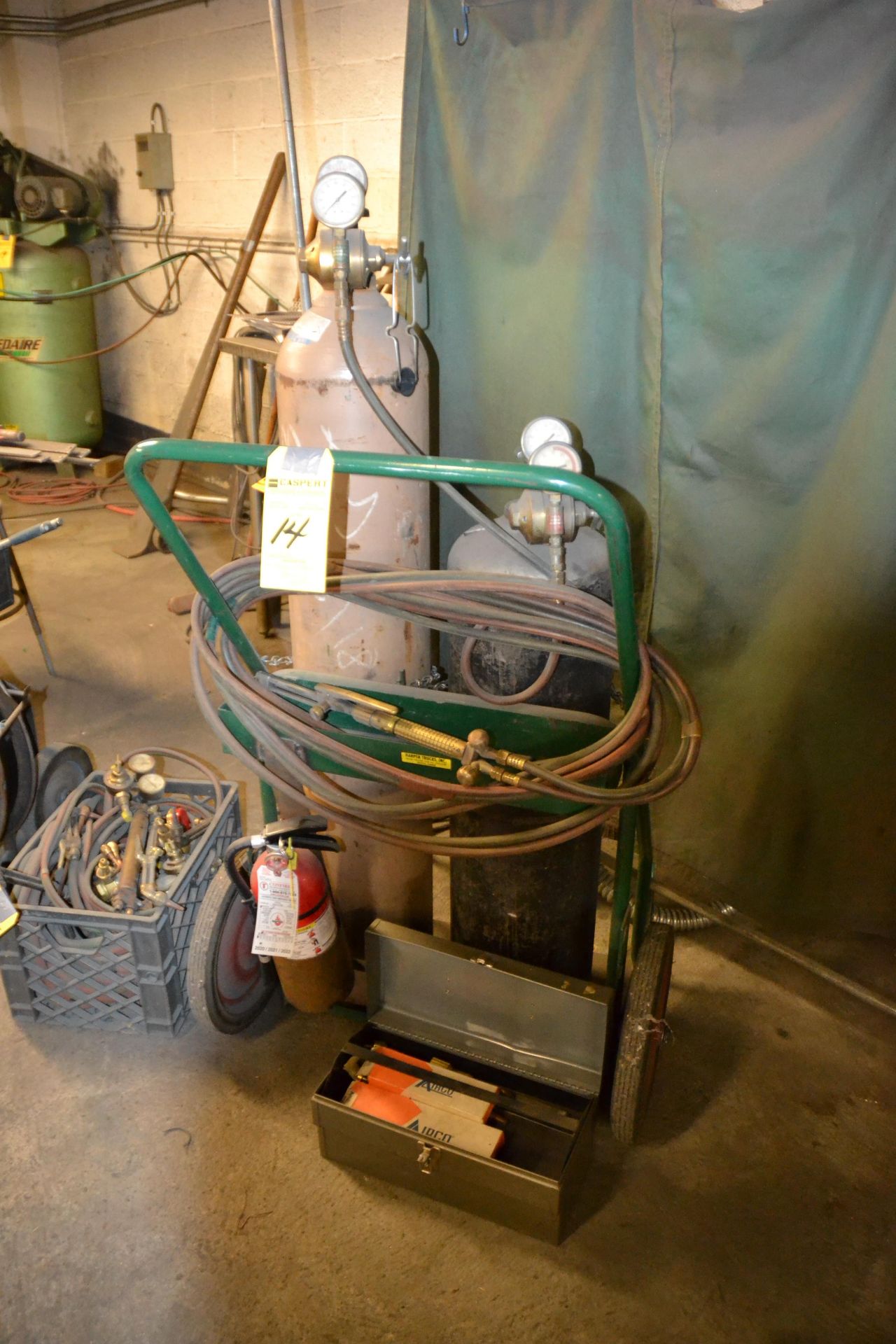 Oxygen & Acetylene Burning Unit with Cart (No Tanks)