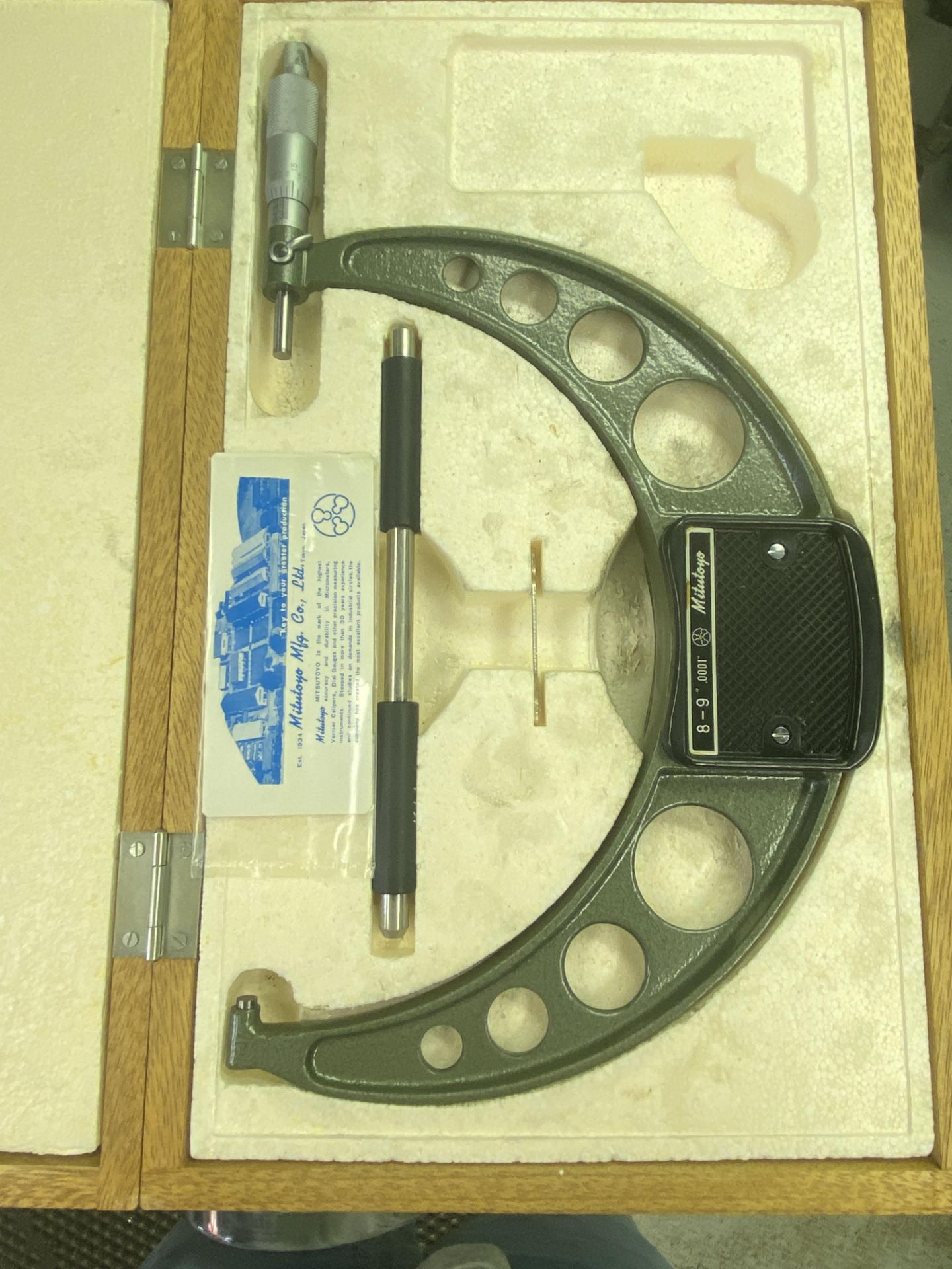 LOT - (3) Mitutoyo Micrometers, 6"-7"/7"-8"/8"-9" - Image 3 of 3