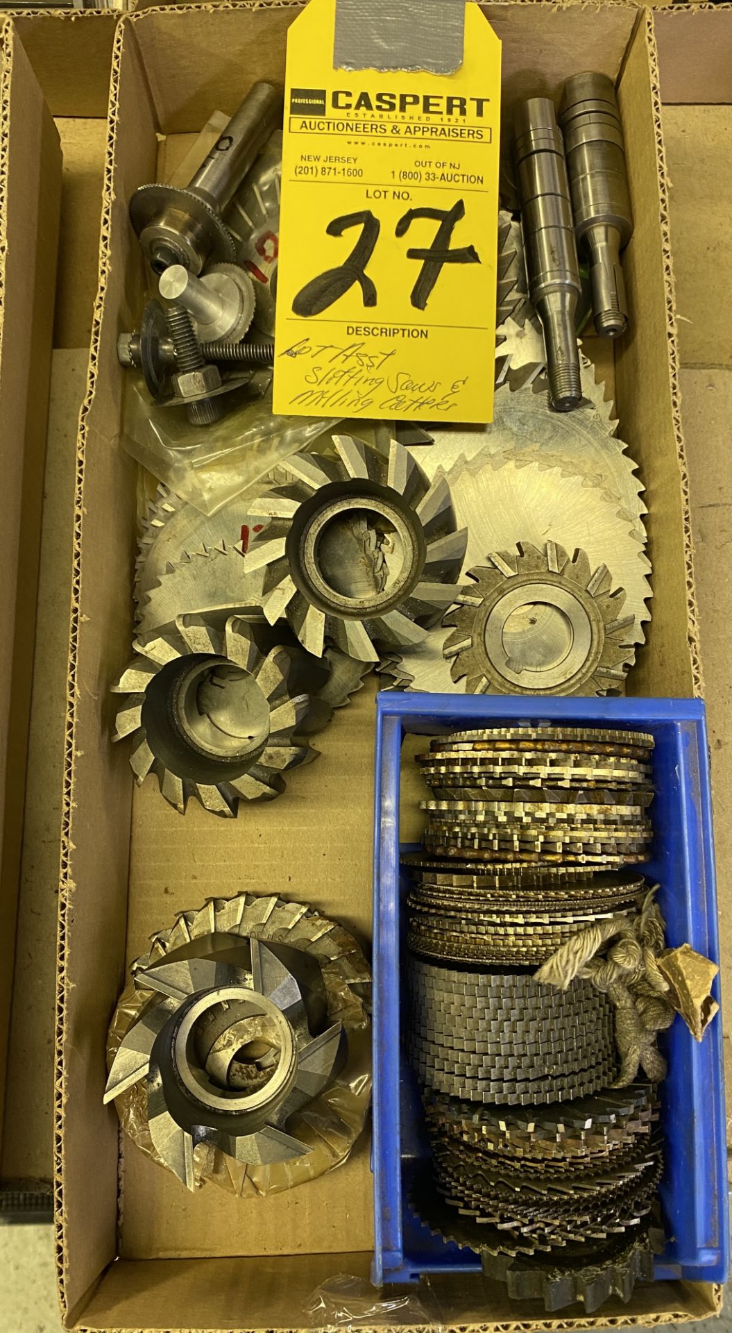 LOT - Assorted Milling & Slitting Saws