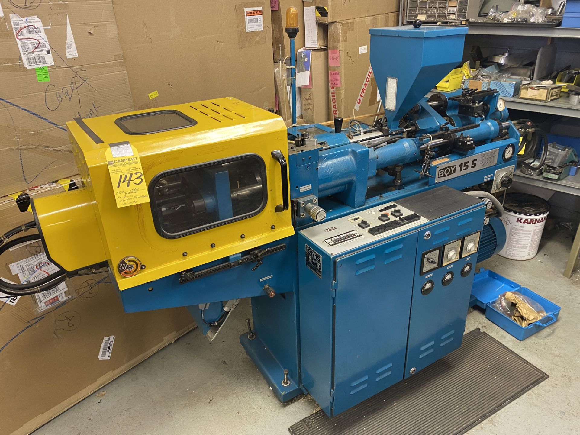 1978 15 Ton Boy 15S Horizontal Injection Mold Machine