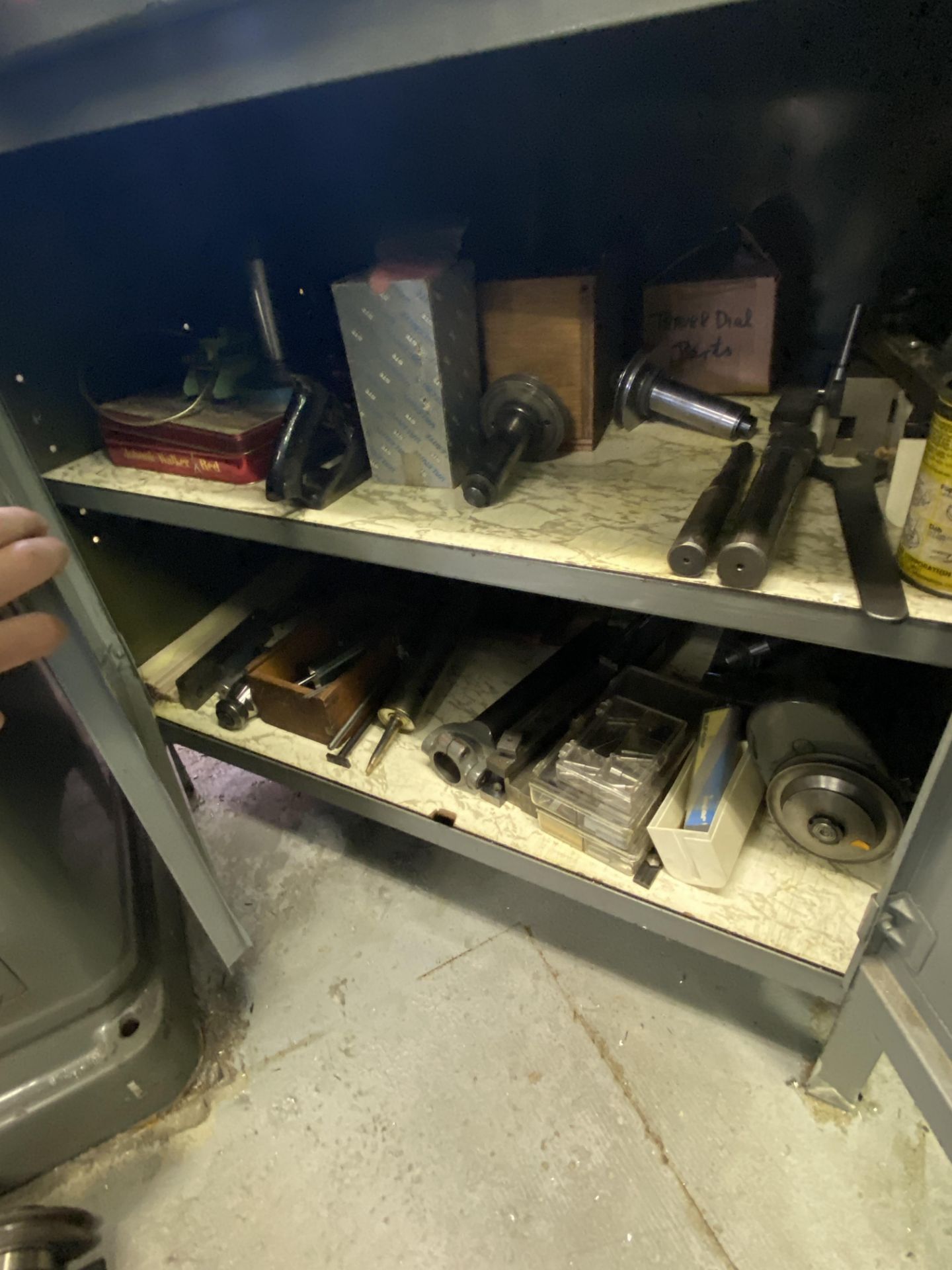 Metal Storage Cabinet with Contents - Image 2 of 2