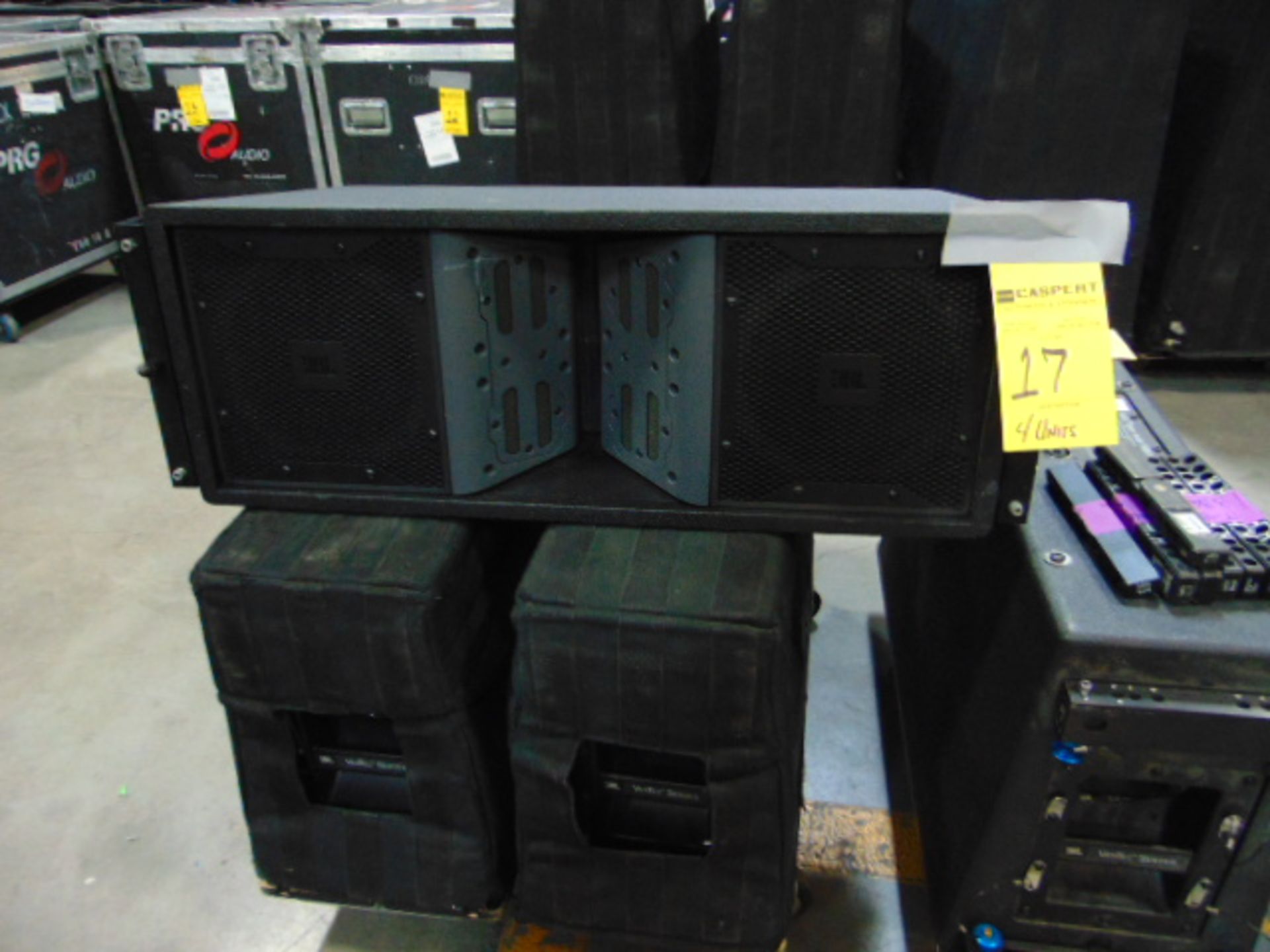 SPEAKER JBL VERTEC VT4887A 2X8 (WINNING BIDDER ALSO GETS: VT4887A ANGLE BAR X8, VT4887/81 ANGLE - Image 3 of 4