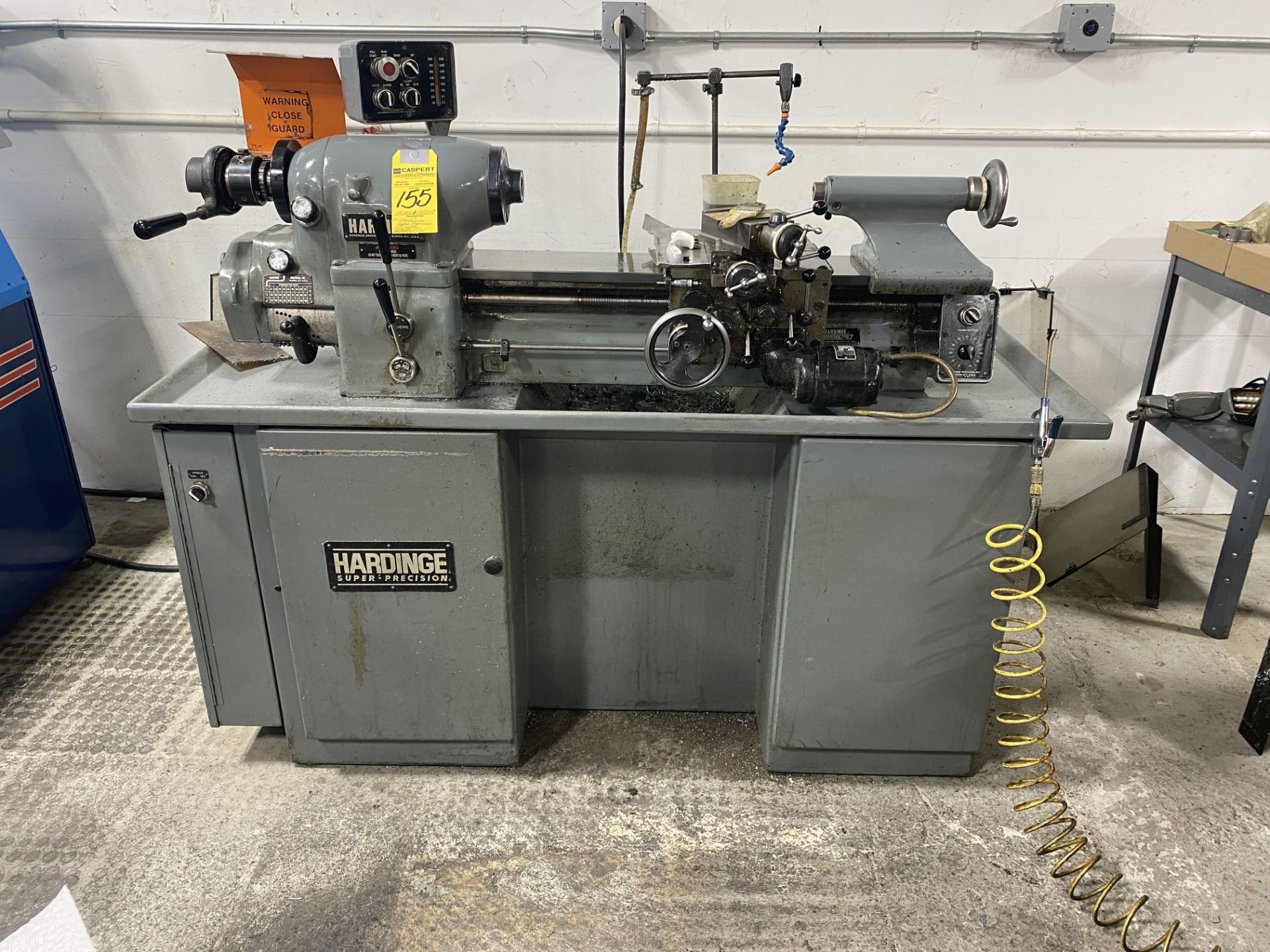 Hardinge Super Precision Lathe with Dove Tail Bed, SN: HLV-H-13537-T