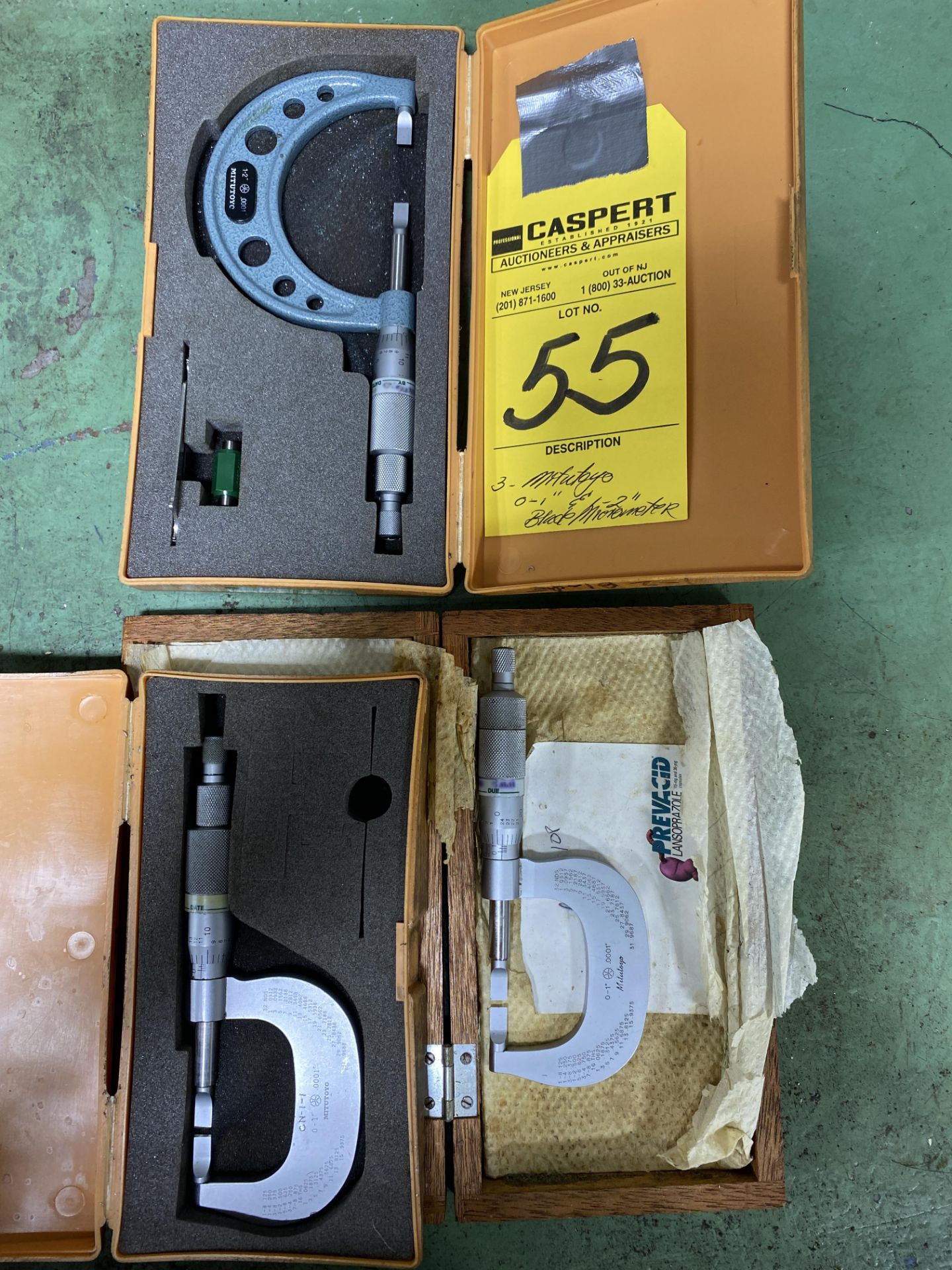 Mitutoyo 0-1" & 1-2" Blade Micrometer