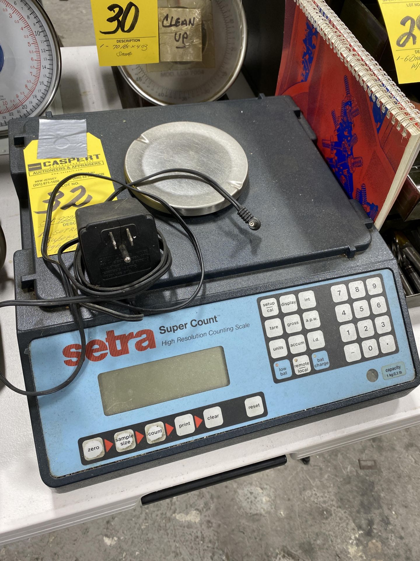 Setra Super Count High Resolution Counting Scale, SN: 922154