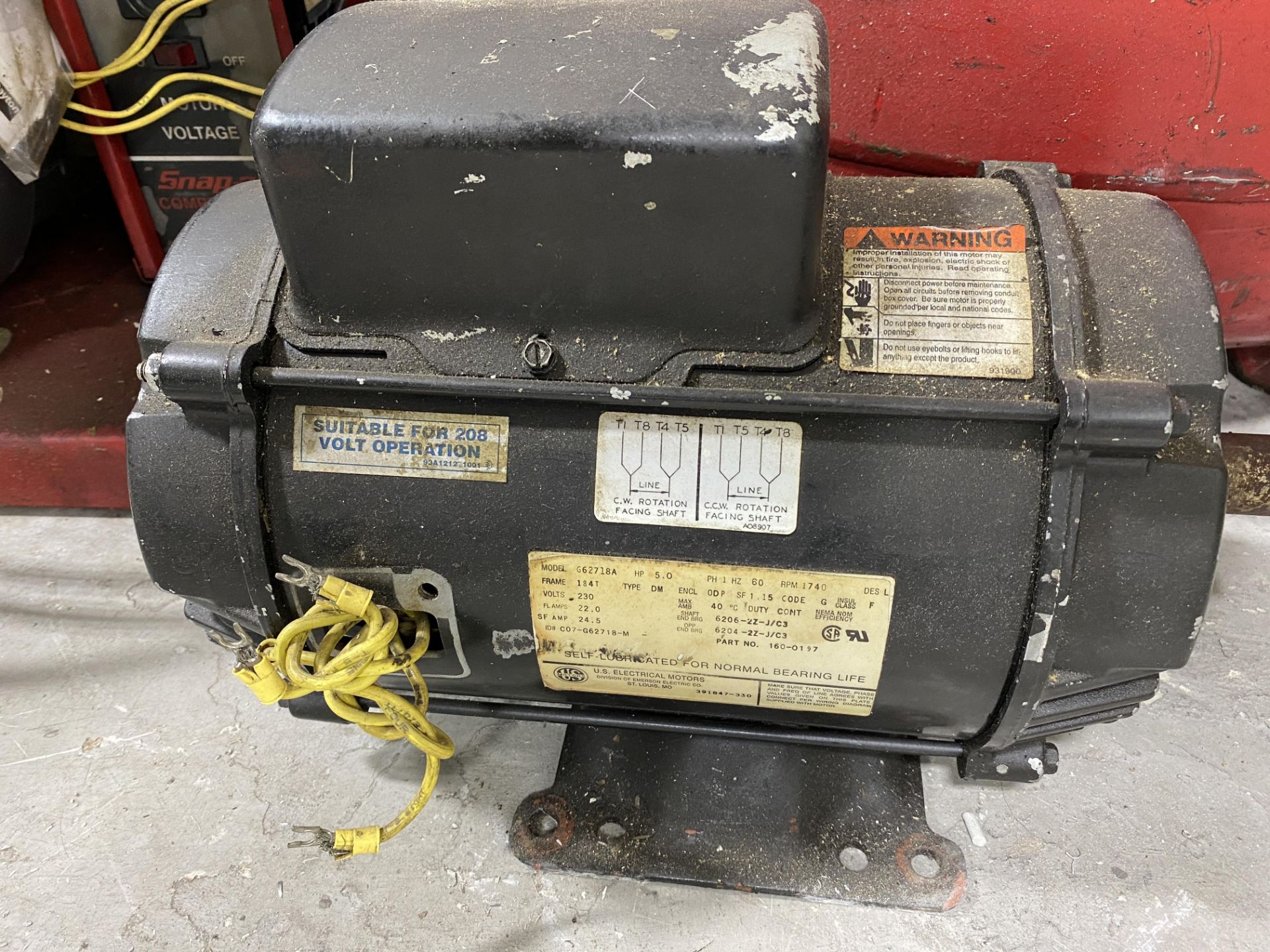 Snap-On Upright Air Compressor (Needs To Be Put Together) M: DRA780V - Image 4 of 5